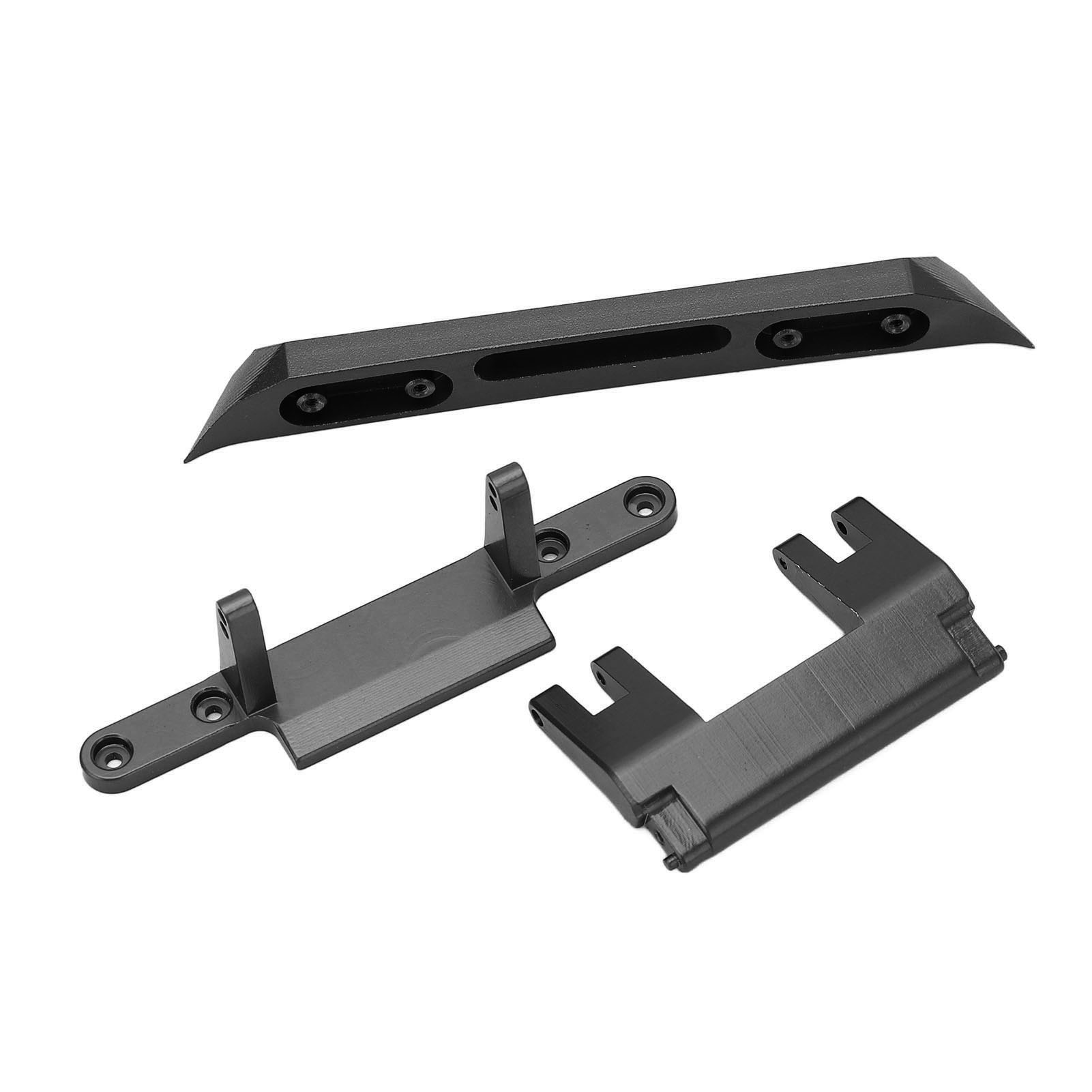 Rc-heckstoßstangen-set Aus Aluminiumlegierung, Ersatzteile Für Axial Scx24 1/24, Schwarz