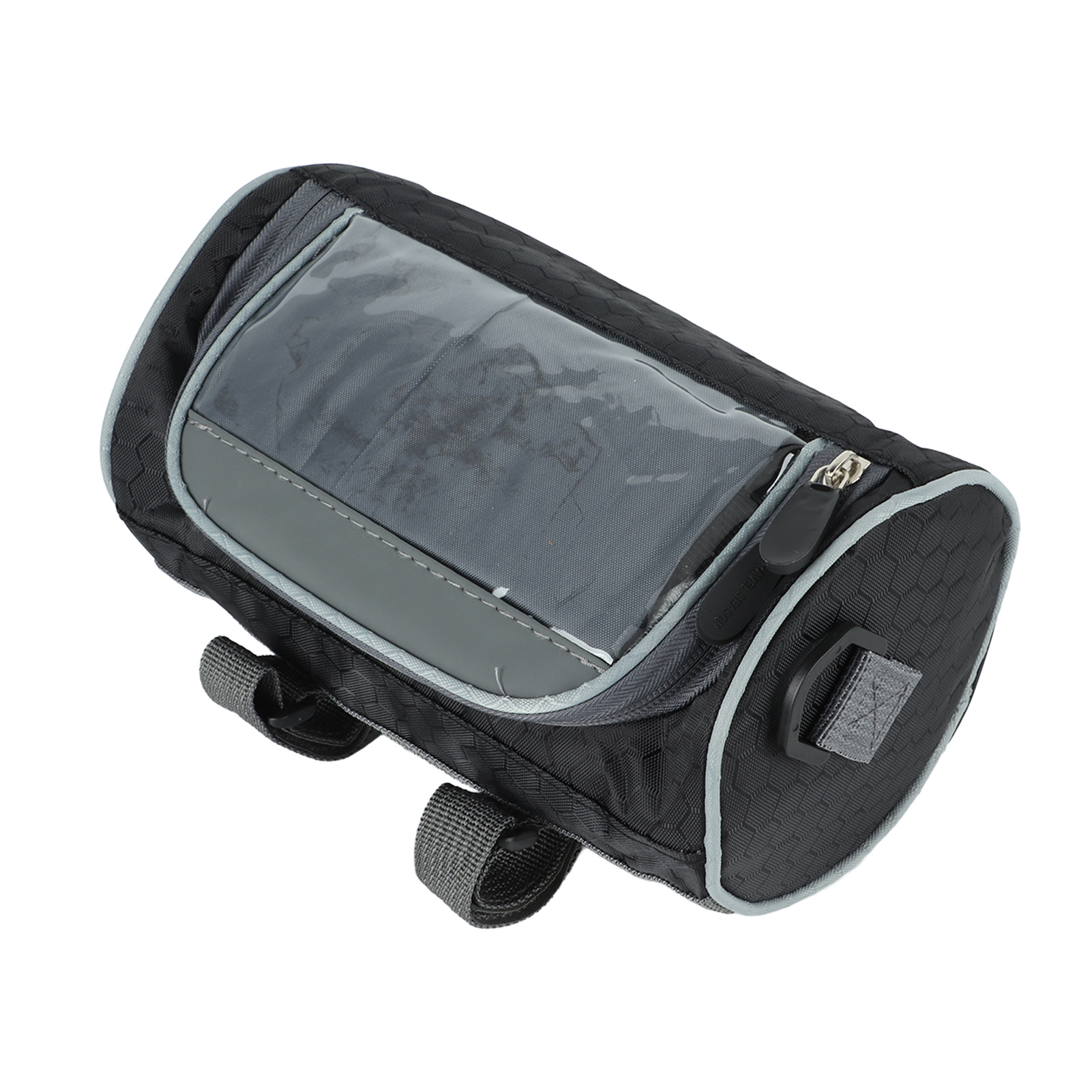 Wasserdichte Fahrradlenkertasche, Frontfach Mit Abnehmbarem Schultergurt, Für Smartphone-navigation, Schwarz