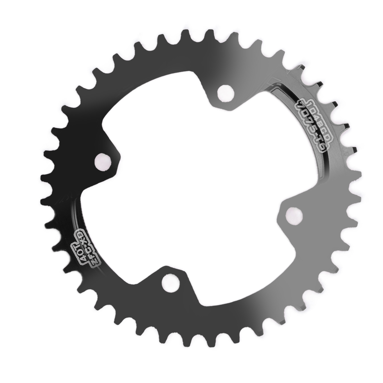 Fmfxtr 104 Bcd 40t Rundkettenblatt Mit Schmalen Und Breiten Zähnen Für Mountainbikes, Schwarz