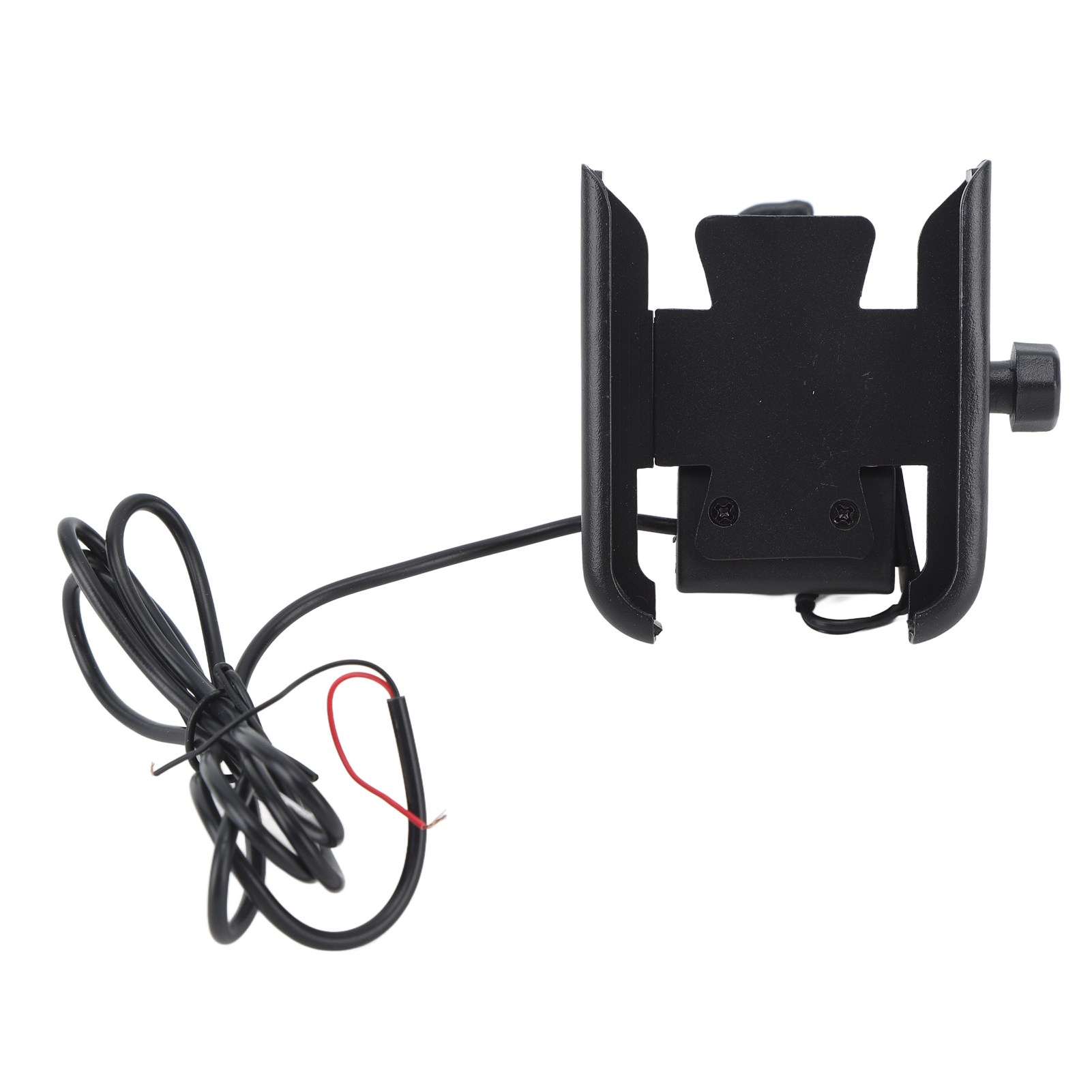 Schwarzer, Um 360° Drehbarer Motorrad-handyhalter Für Roller, Atv Und Dreirad, Dc12v-ladehalterung, Kompatibel Mit Handys Von 4-6,5 Zoll.