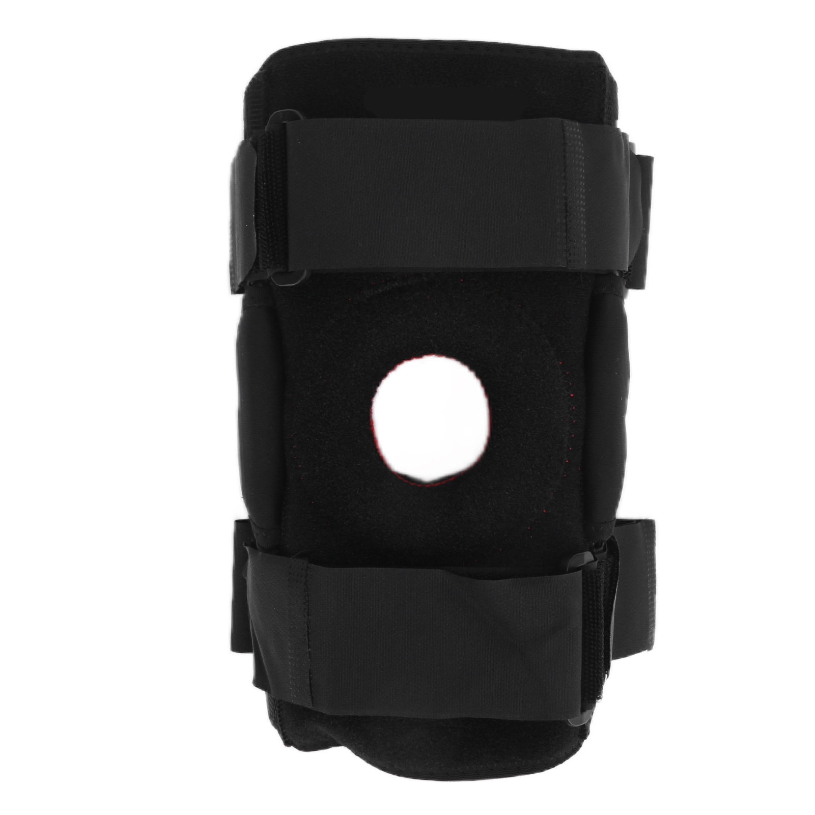 Abnehmbare, Faltbare Und Strapazierfähige Kniebandage, Schwarz, Größe L, Für Basketball, Fußball Und Laufen