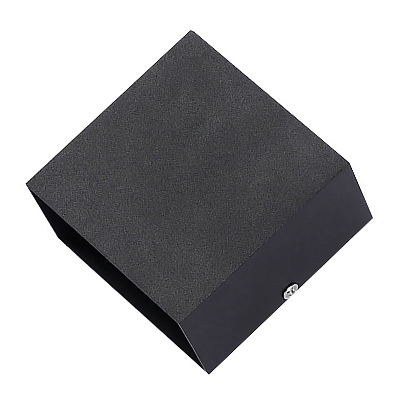 Moderne Led-wandleuchte Aus Schwarzem Aluminium, 10 W, Warmweißes Licht 3000 K, Für Schlafzimmer/flur