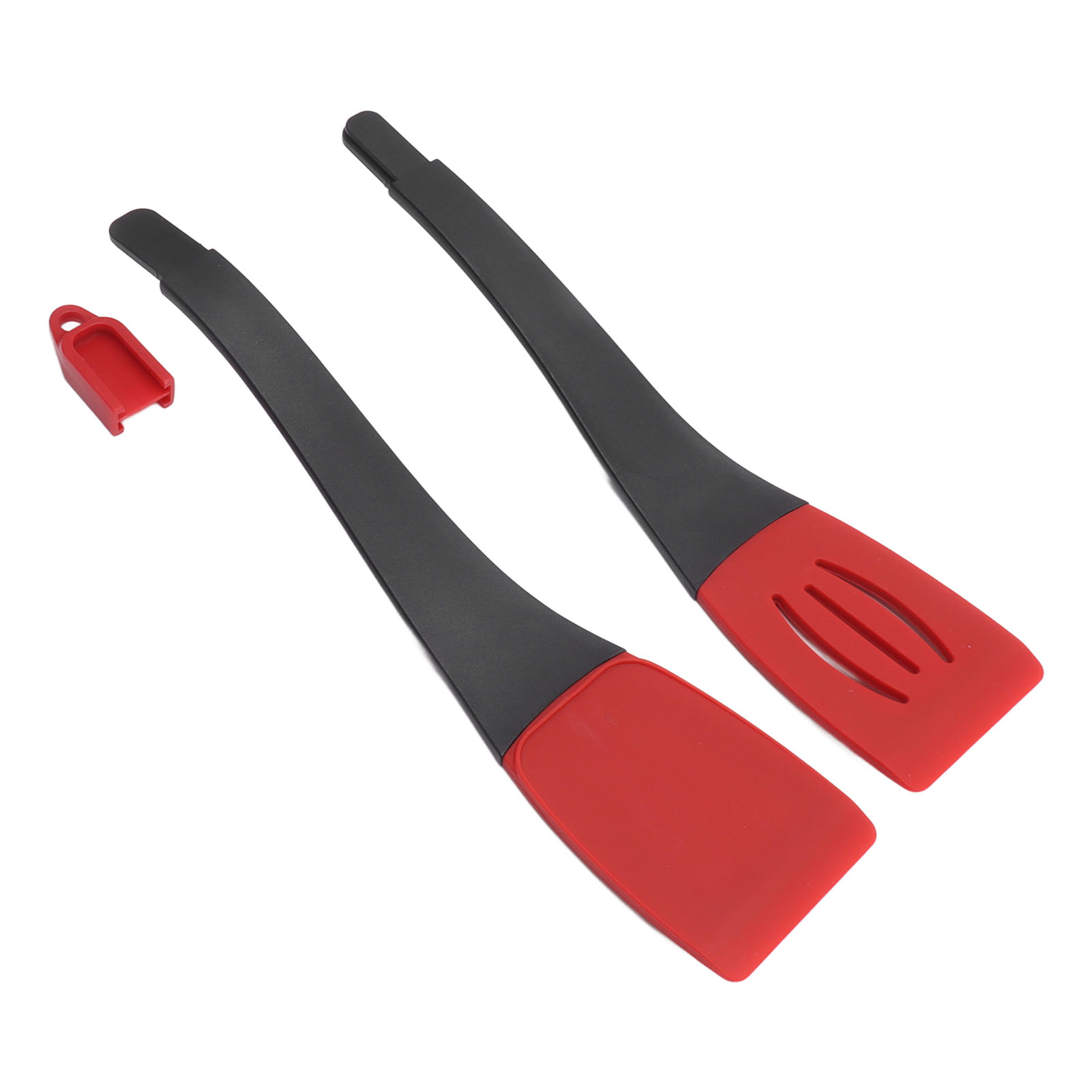 3-in-1 Grillzange, Verriegelungszange Mit Hitzebeständigen Silikonspitzen, Rot Und Schwarz, Für Den Einsatz Zu Hause Und In Der Gastronomie