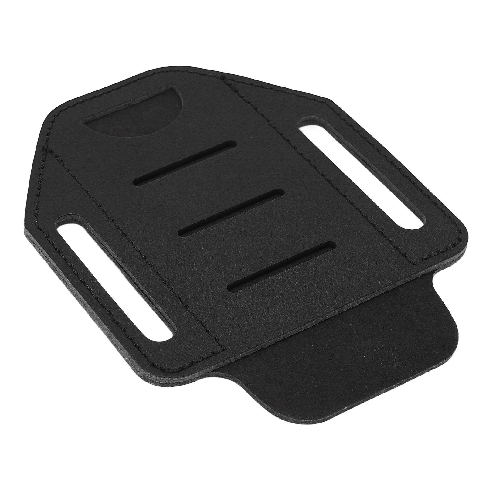 Lederscheide Für Edc-multitool, Einzelfach, Gürtelclip Für Taschenlampe Und Campingausrüstung, Schwarz
