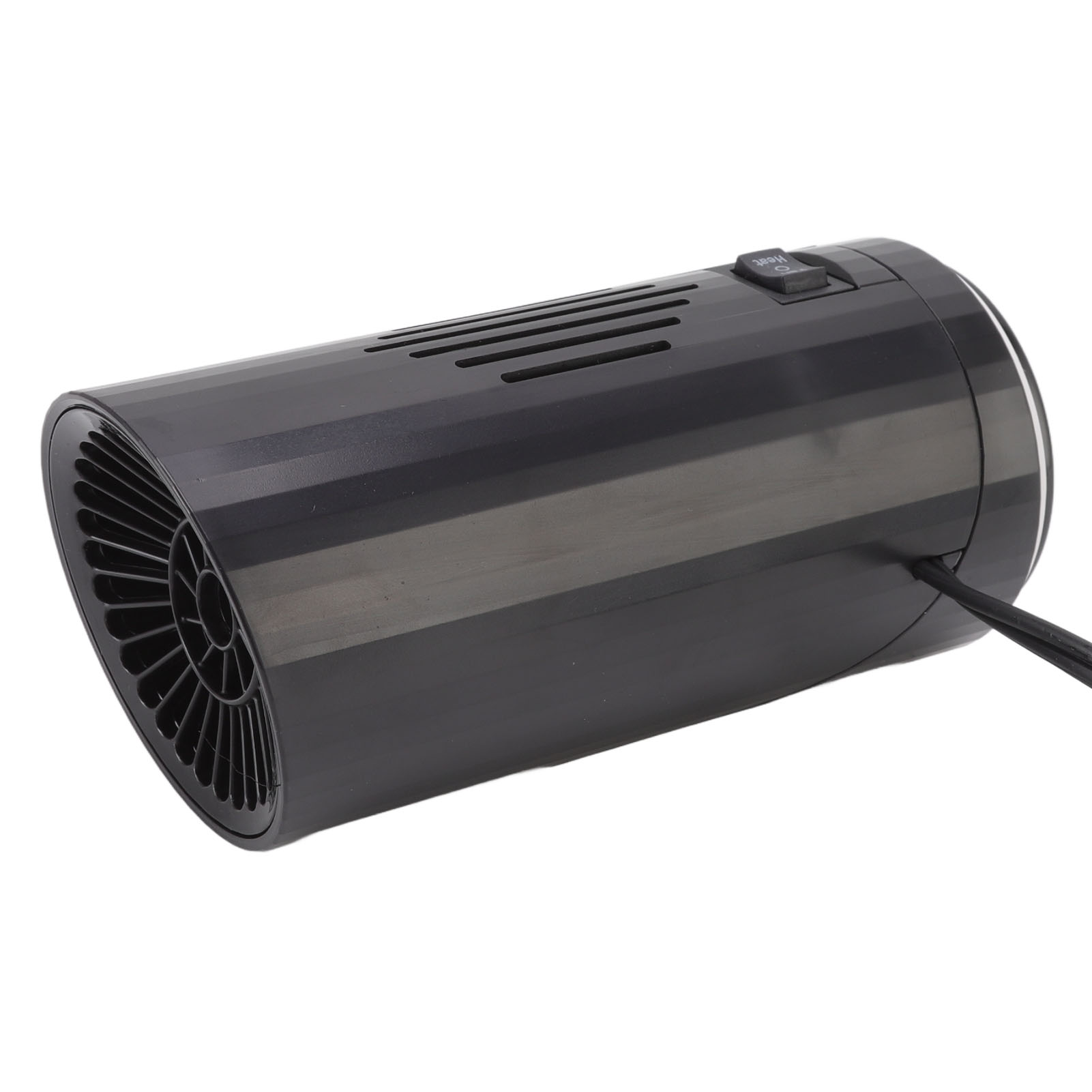 Tragbare Autoheizung, Schwarz, 150 W, 24 V, Schnelles Aufheizen, Automatischer Überhitzungsschutz, Scheibenenteiser