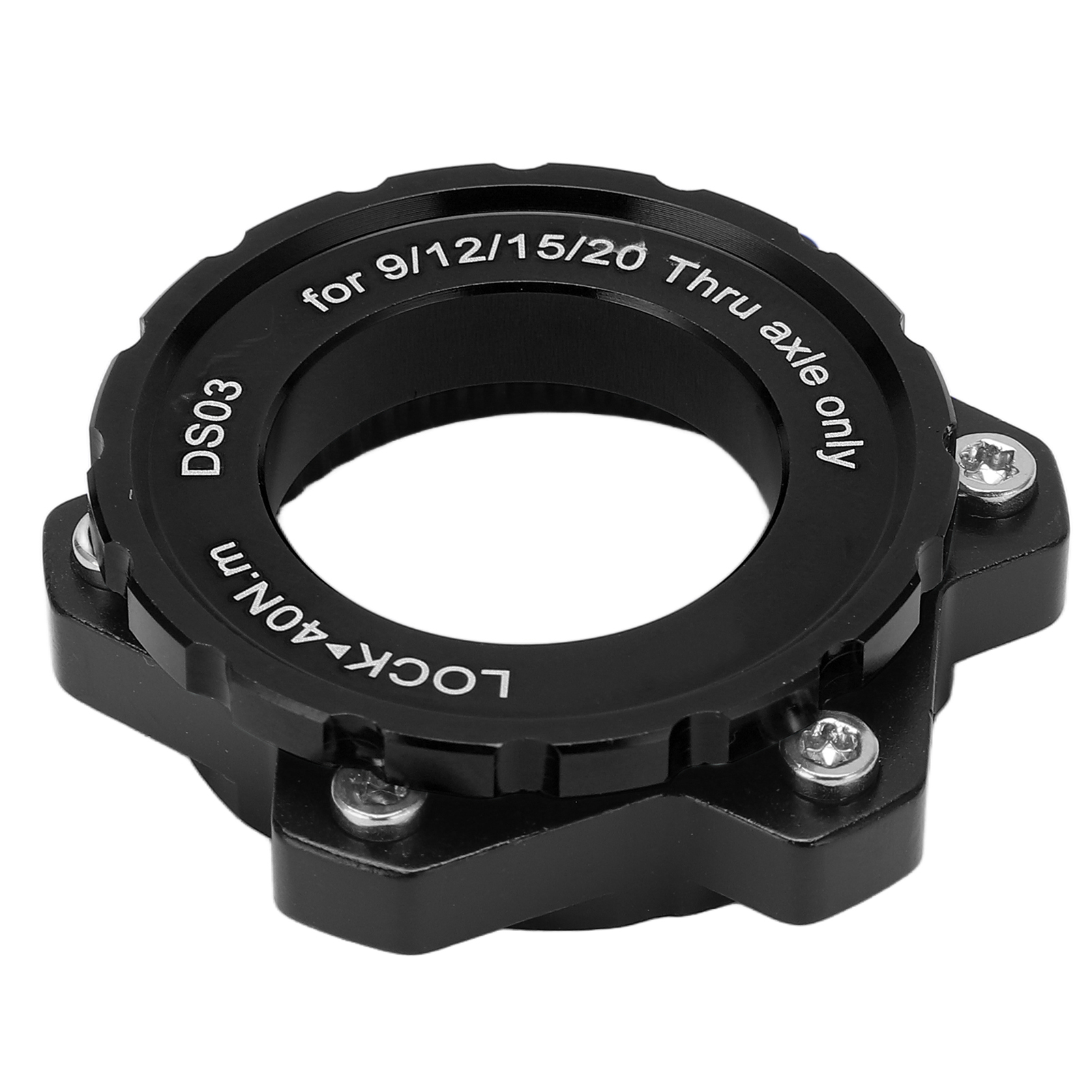 Meijun Steckachsen-nabenadapter, Sicherungsring Aus Aluminiumlegierung, Centerlock Auf 6-loch-konverter, Schwarz.