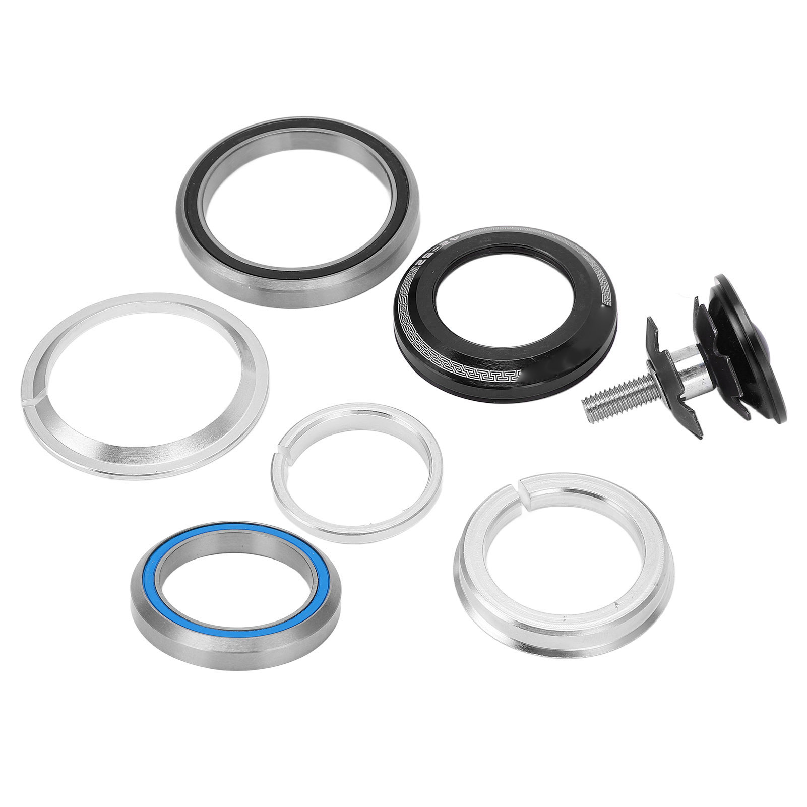 Viaron 42x52mm Rennrad-vorbau Mit Wasserdichten Steuersatzlagern, Schwarz