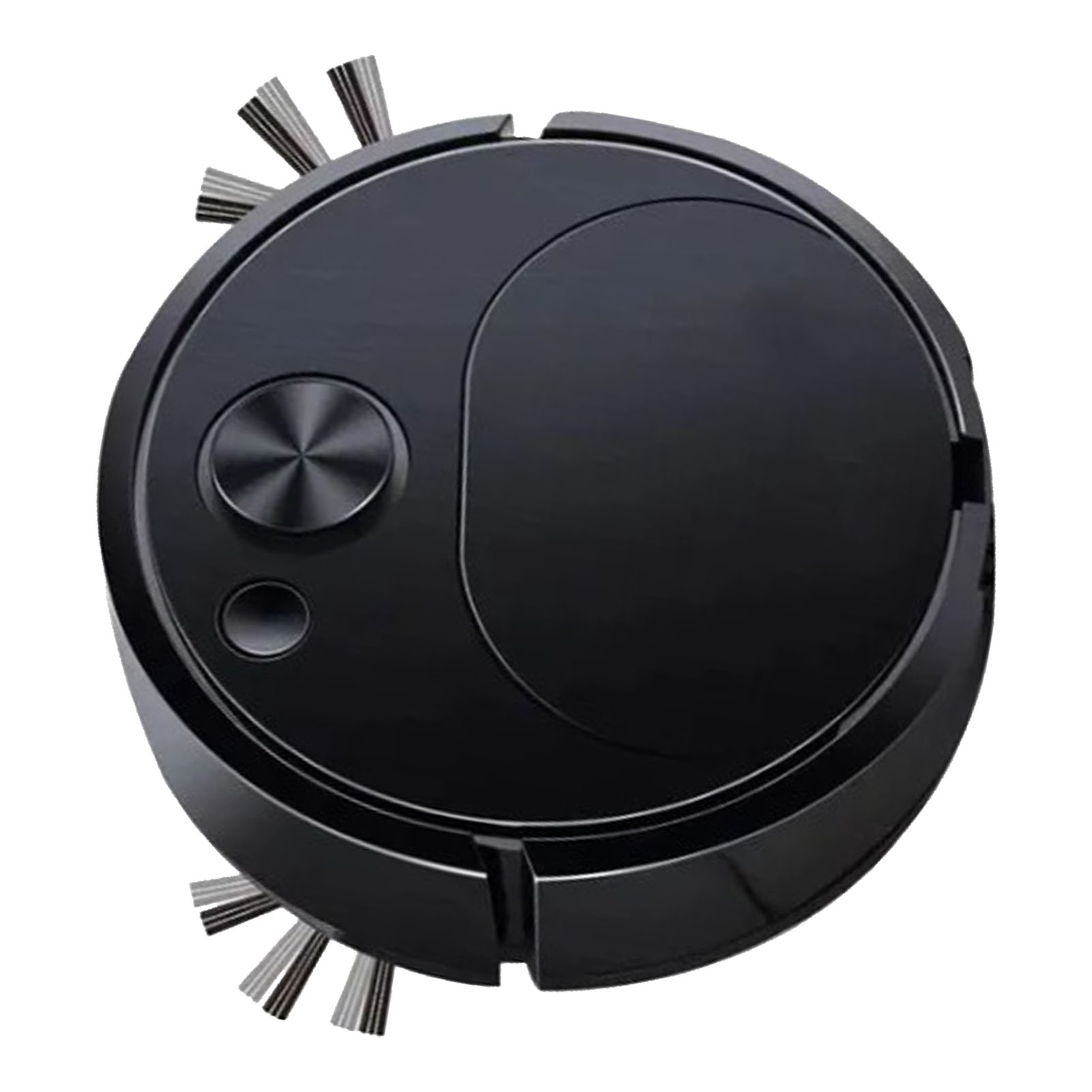 3-in-1 Intelligenter, Wiederaufladbarer Und Leiser Saugroboter Für Haare, Staub Und Schmutz – Schwarz