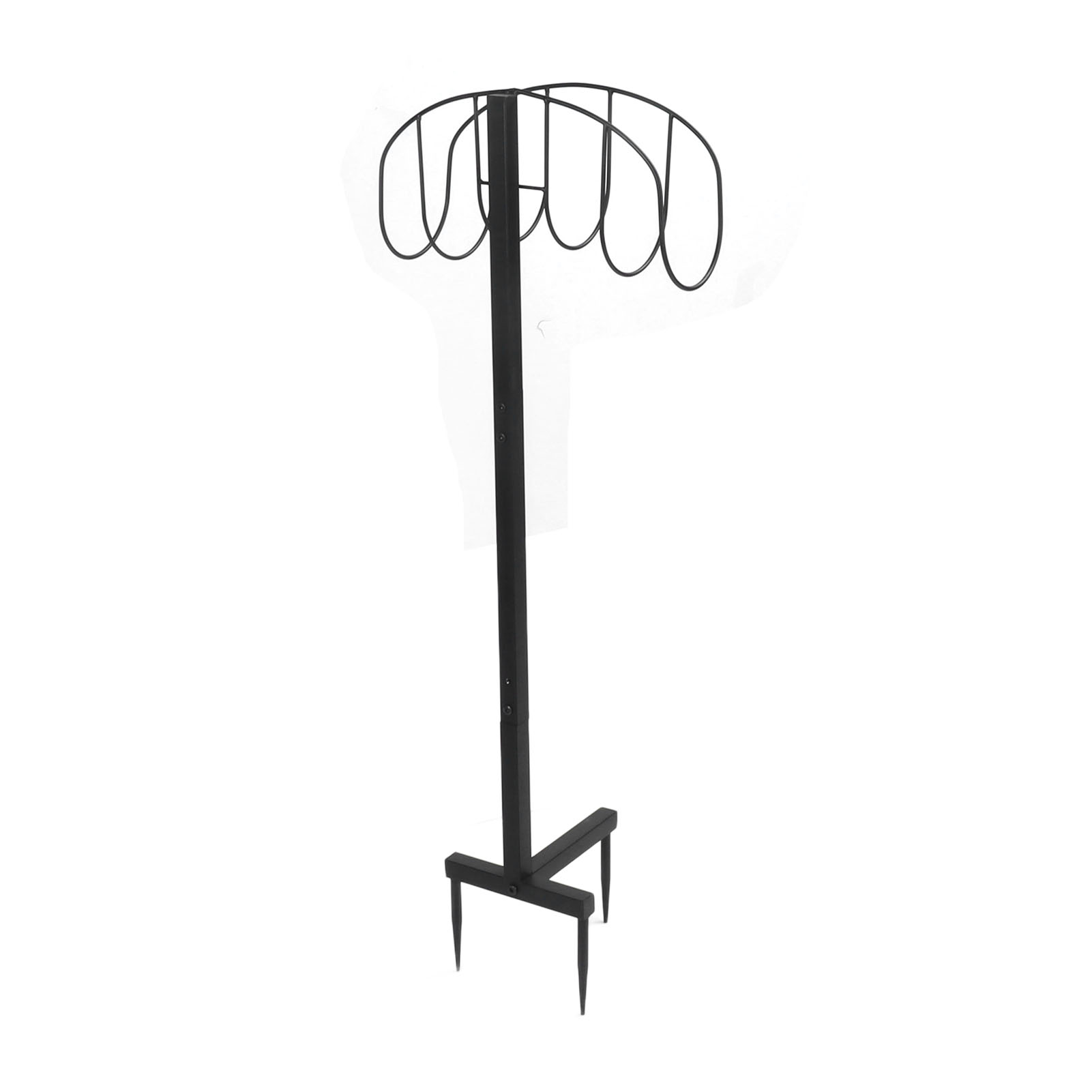 Robuster, Wandmontierter Gartenschlauchhalter, Abnehmbare Stahlhalterung, Aufbewahrung Für Gartenschläuche, Schwarz, 1 Stück