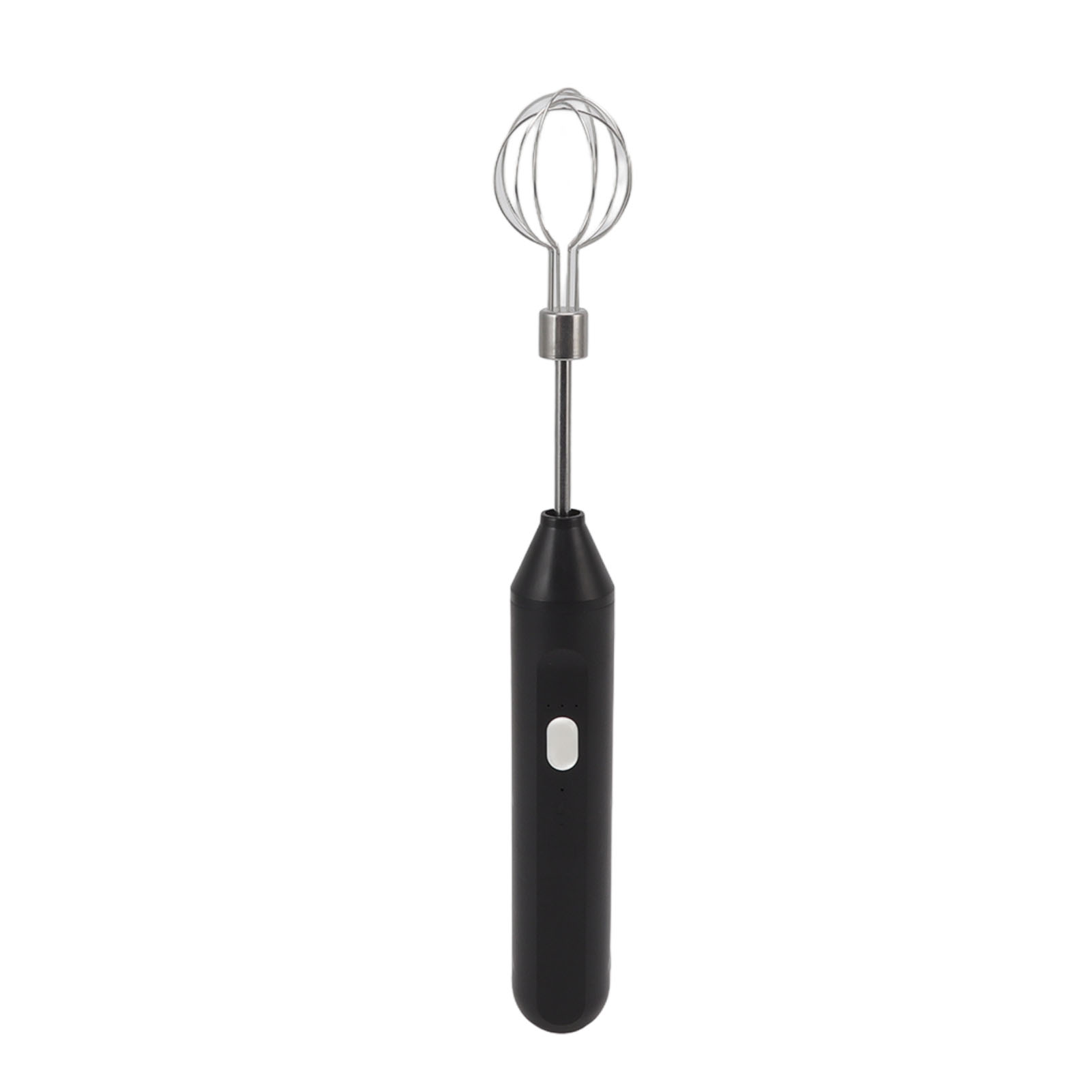 Kabelloser Handmixer, Drei Geschwindigkeitsstufen, Tragbarer Milchquirl Zum Backen, Schwarz