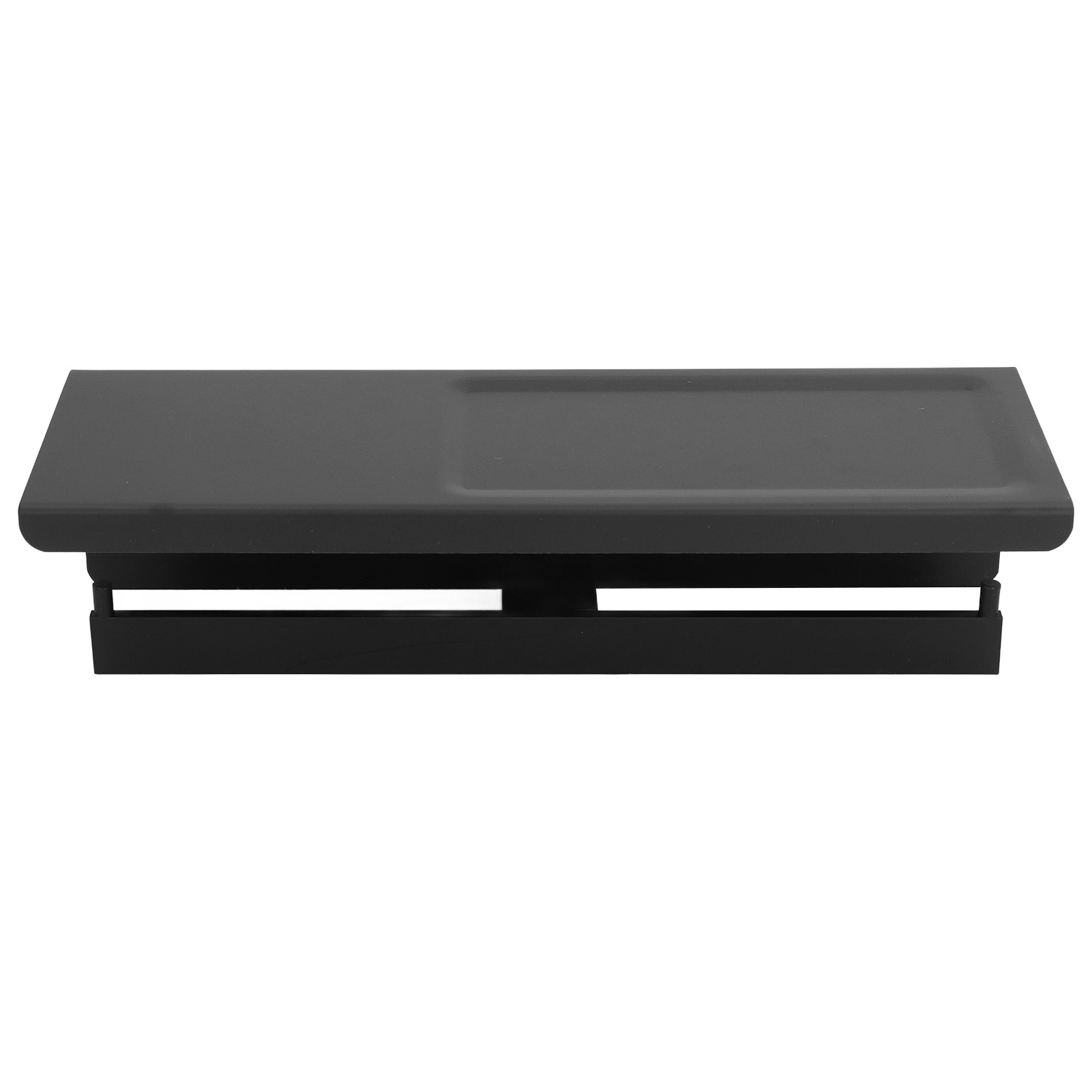 2-in-1 Wand-toilettenpapierhalter Mit Ablagefach, Wasserdicht, Schwarz, Für Hotelbäder