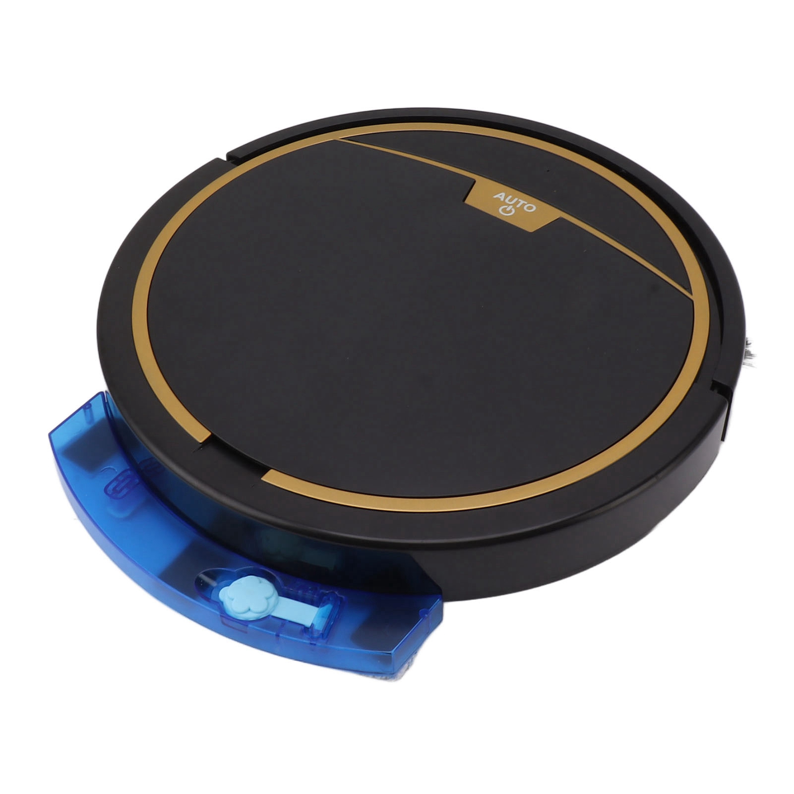Intelligenter, Automatischer, Ultradünner Saugroboter Für Staub, Haare Und Flusen, Schwarz, Mit Einem 32 X 35 Cm Großen Wassertank