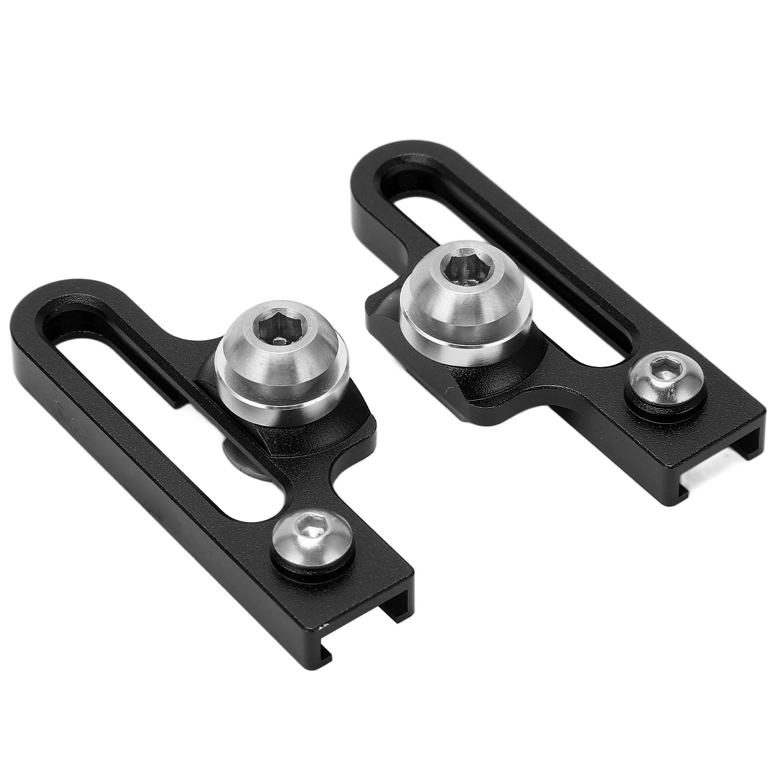 Paar C-brake-halterungen, Aluminium-bremssatteladapter Für Scheibenbremsen An Rennrädern, Schwarz