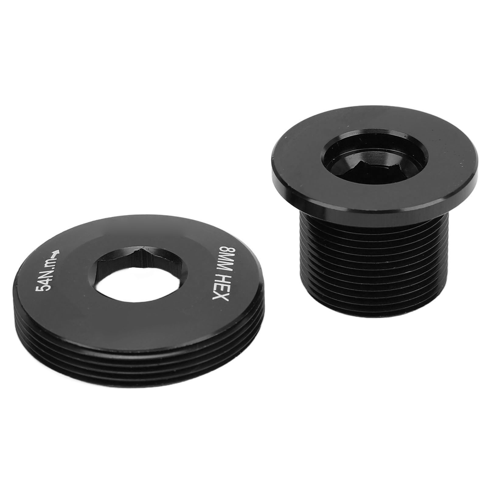 M18 M30 Kurbelschrauben Aus Aluminiumlegierung, Tretlagerschrauben Für Rennräder Und Mountainbikes, Schwarz