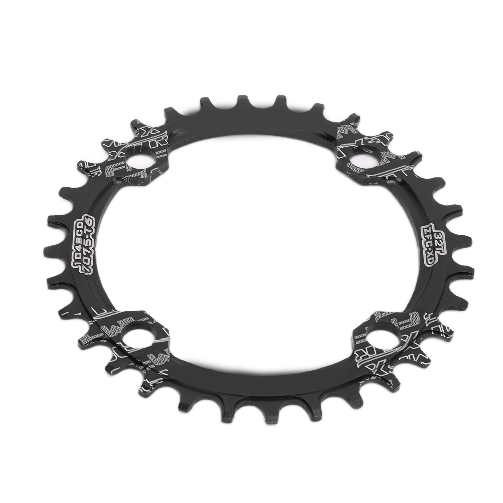 Fmfxtr Narrow-wide-kettenblatt, 104 Mm Lochkreis, 32 Zähne, Rund, Für Mountainbikes, Schwarz