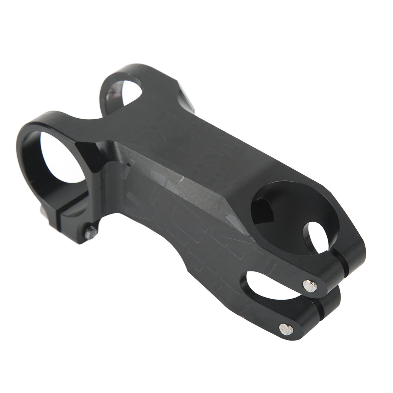 Fahrrad-lenkervorbau -17° Schwarz Cnc-gefrästes Hohlprofil Glänzende Oberfläche Austauschbarer 70-mm-mtb-vorbau