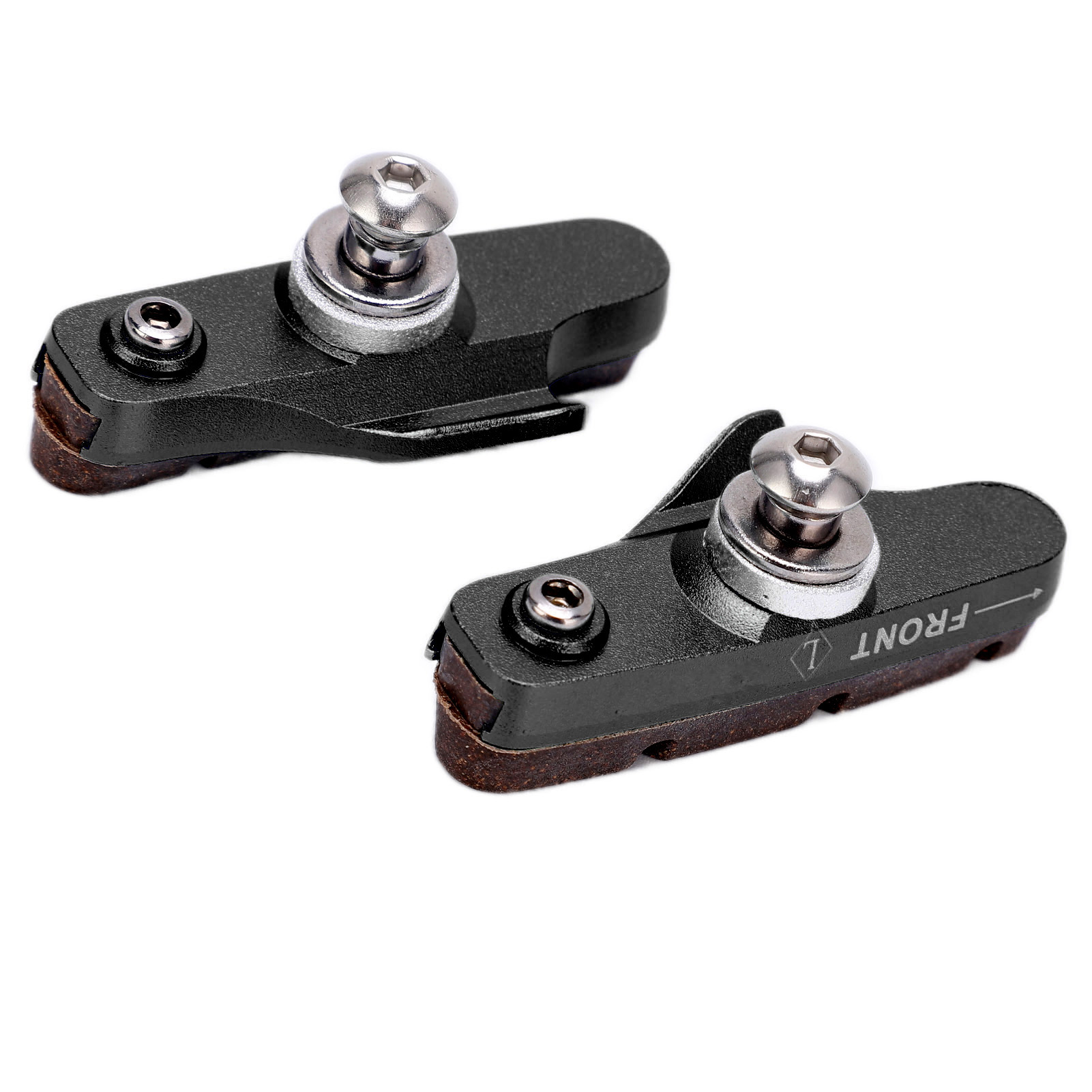 Cansucc Bremsbeläge Für Mountainbikes Und Rennräder, 2er-set, Schwarz, Hochleistungsbremsbeläge