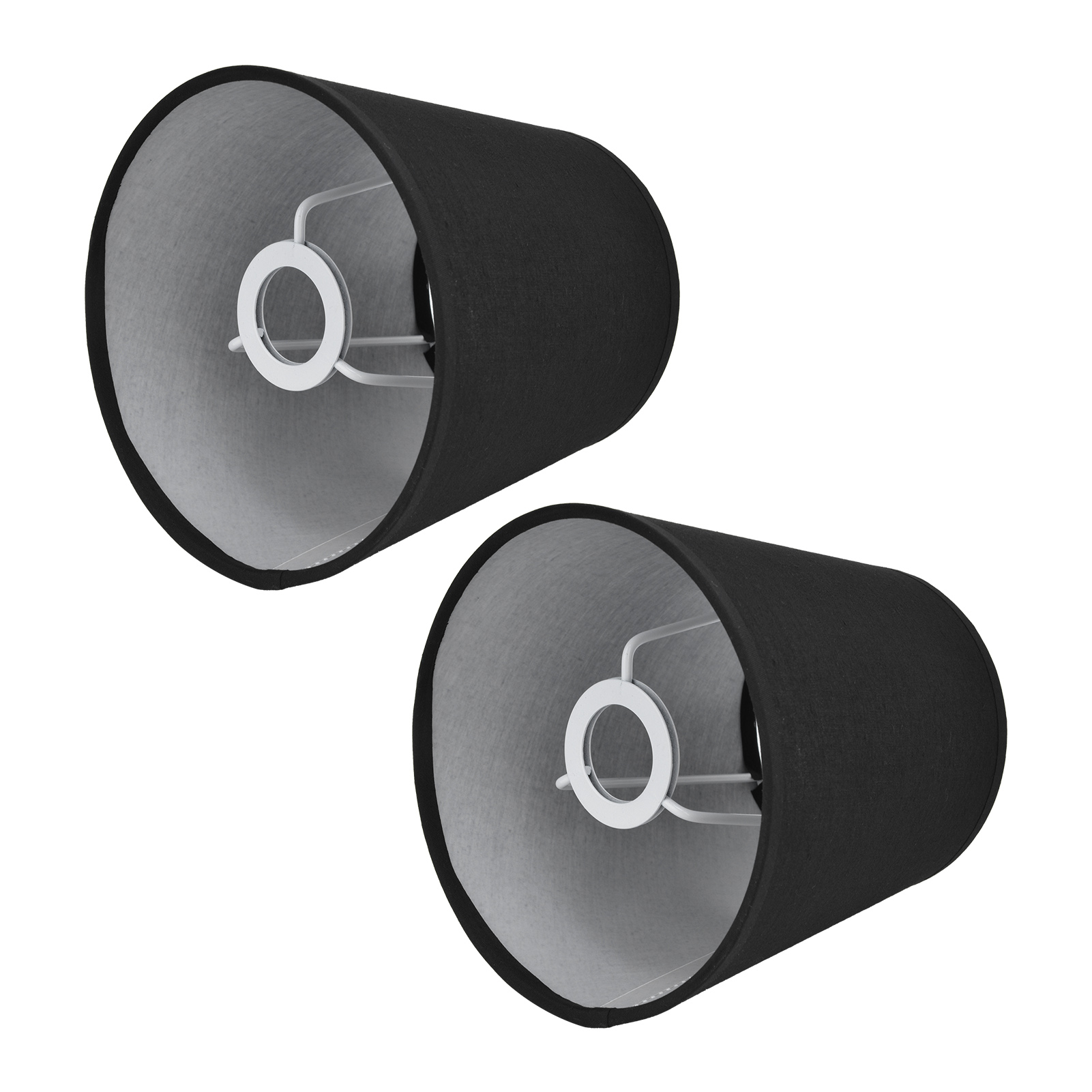 Lampenschirme Aus Stoff Im Europäischen Stil Für Tisch- Und Deckenleuchten E14, Schwarz Px15