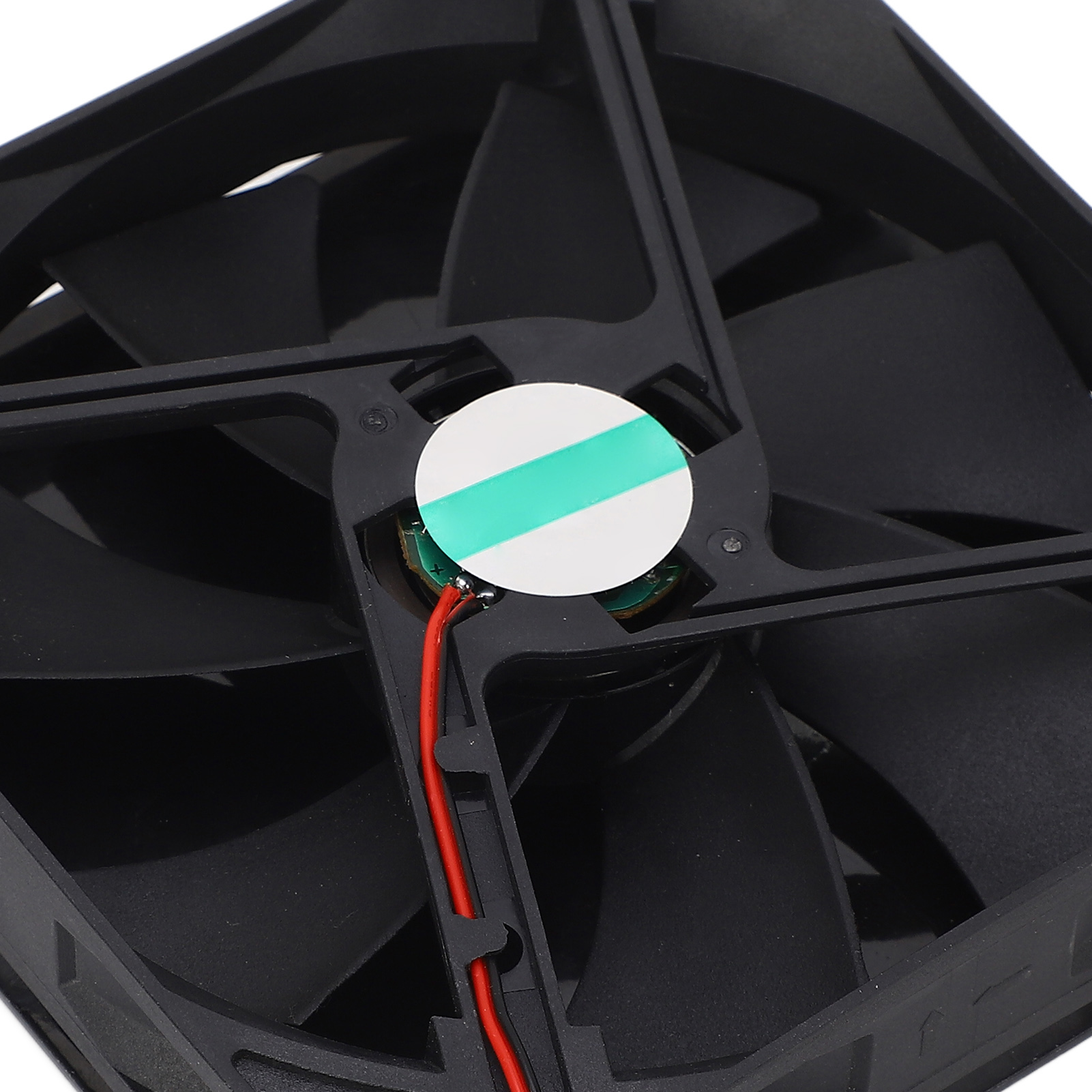 20-w-monokristallin-solarpanel-lüfterset, Außenlüfter Für Reisen Und Gewächshäuser, Schwarz