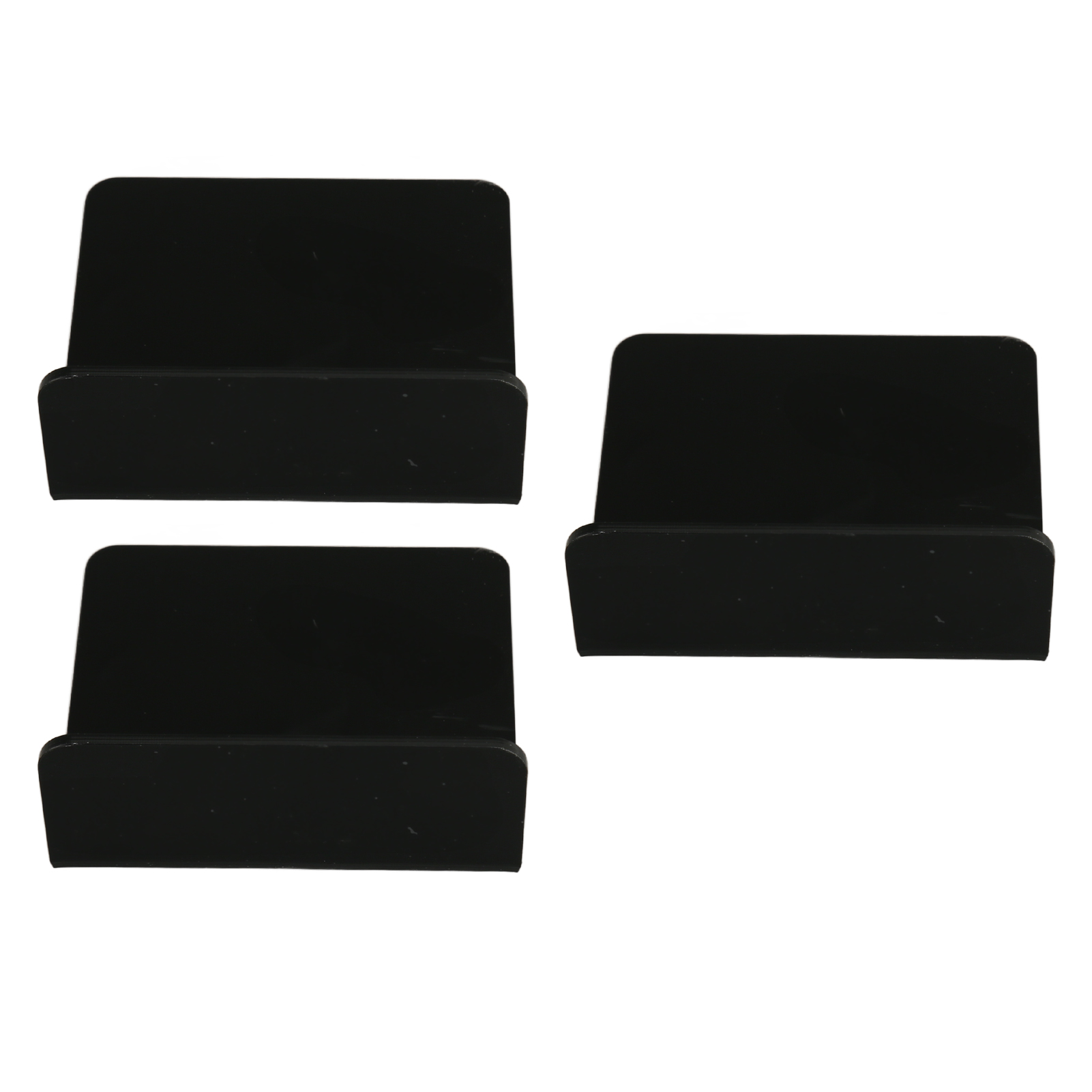 Set Aus 3 Schwarzen Wandregalen Für Kleine Überwachungskameras, Mit 6 Kabelclips Und 10 Wasserfesten Acrylklebestreifen Zur Montage Ohne Bohren Für Lautsprecher.