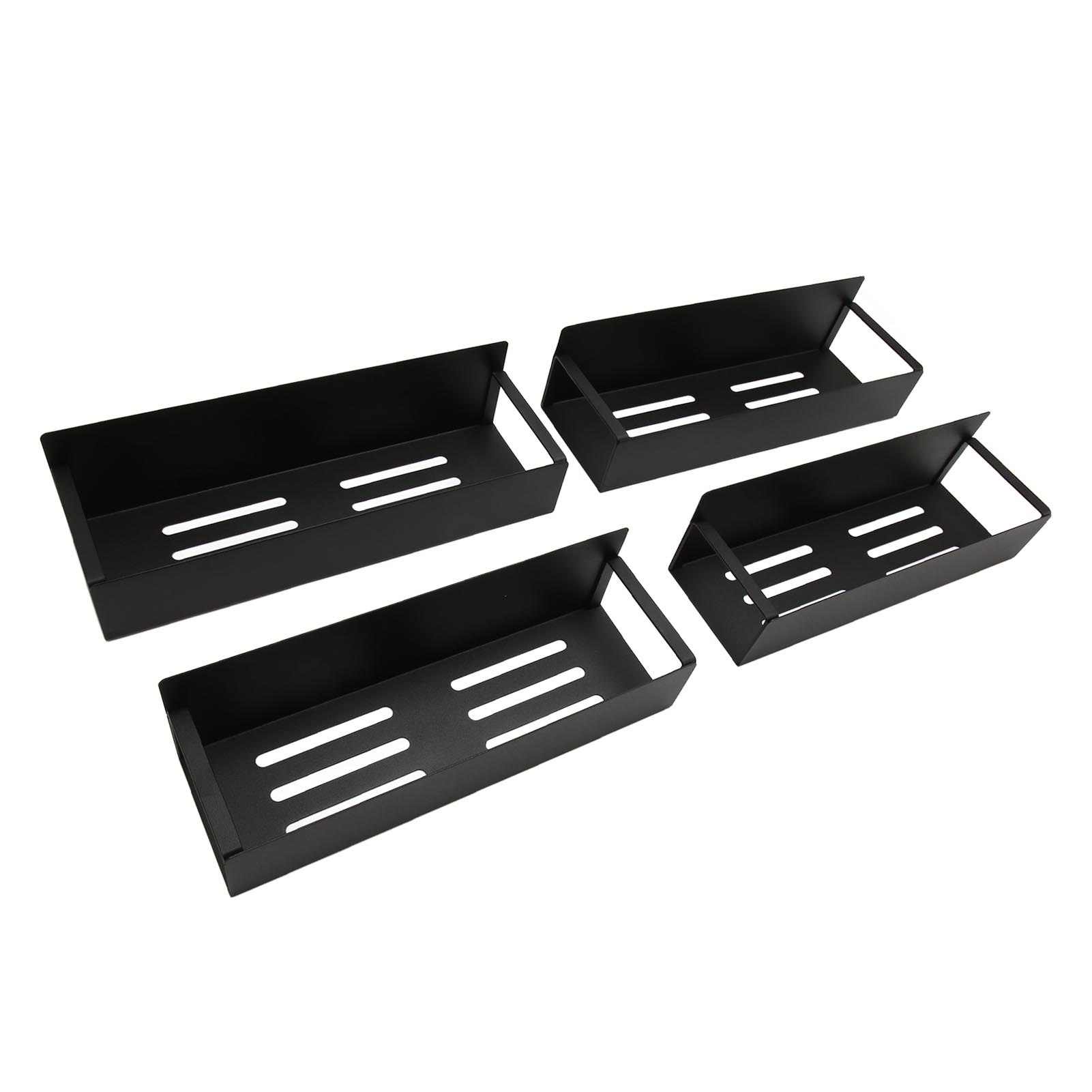 Gewürzmagnete, Schwarzes Mobiles Magnetregal, Stabiles Metall-kühlschrankregal, Küchenaufbewahrung