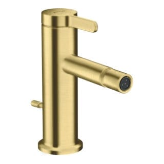 hansgrohe Bidet-Einhebelmischer Axor One Ausl. 113mm, m Zugst.Abl.Gar., brush. br