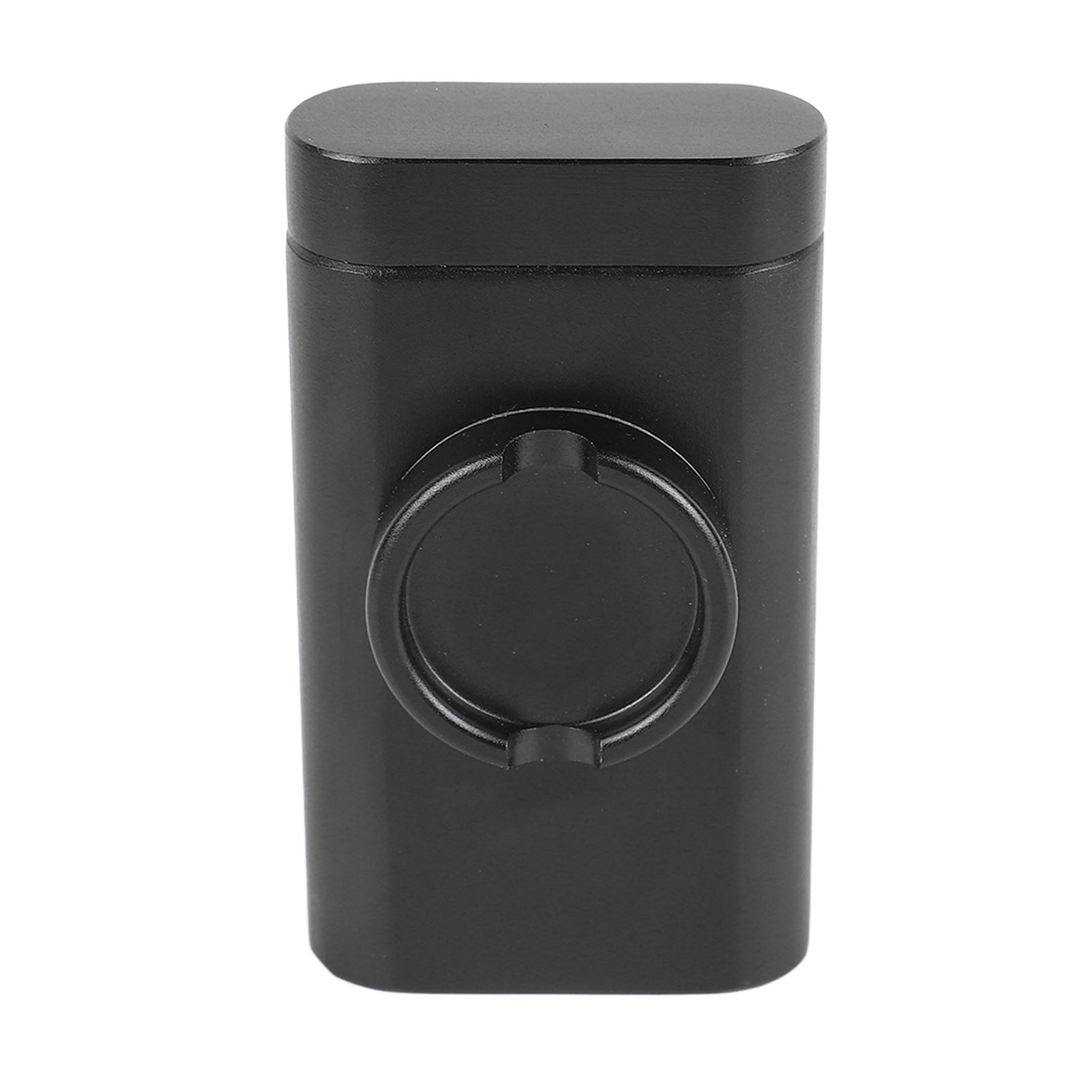 Aufbewahrungskoffer Mit Mini-grinder Aus Aluminiumlegierung, Benutzerfreundlicher 2-in-1-grinder, Taschen-grinder Für Den Outdoor-einsatz, Schwarz