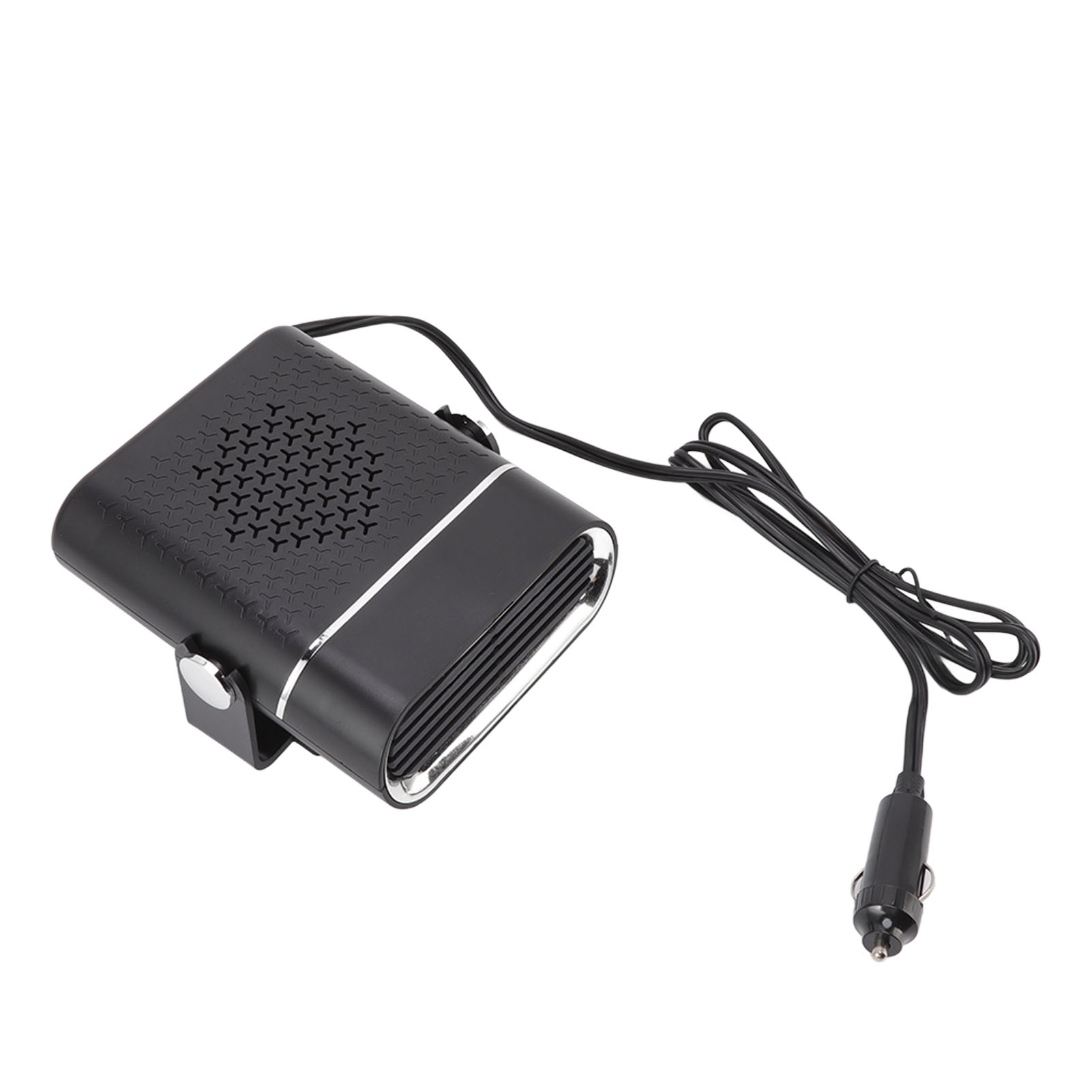 360° Drehbare Autoheizung, Schnell Drehbar, Tragbarer Zigarettenanzünder-heizlüfter, Entfeuchter, Defroster Für Lkw, 24 V, Schwarz