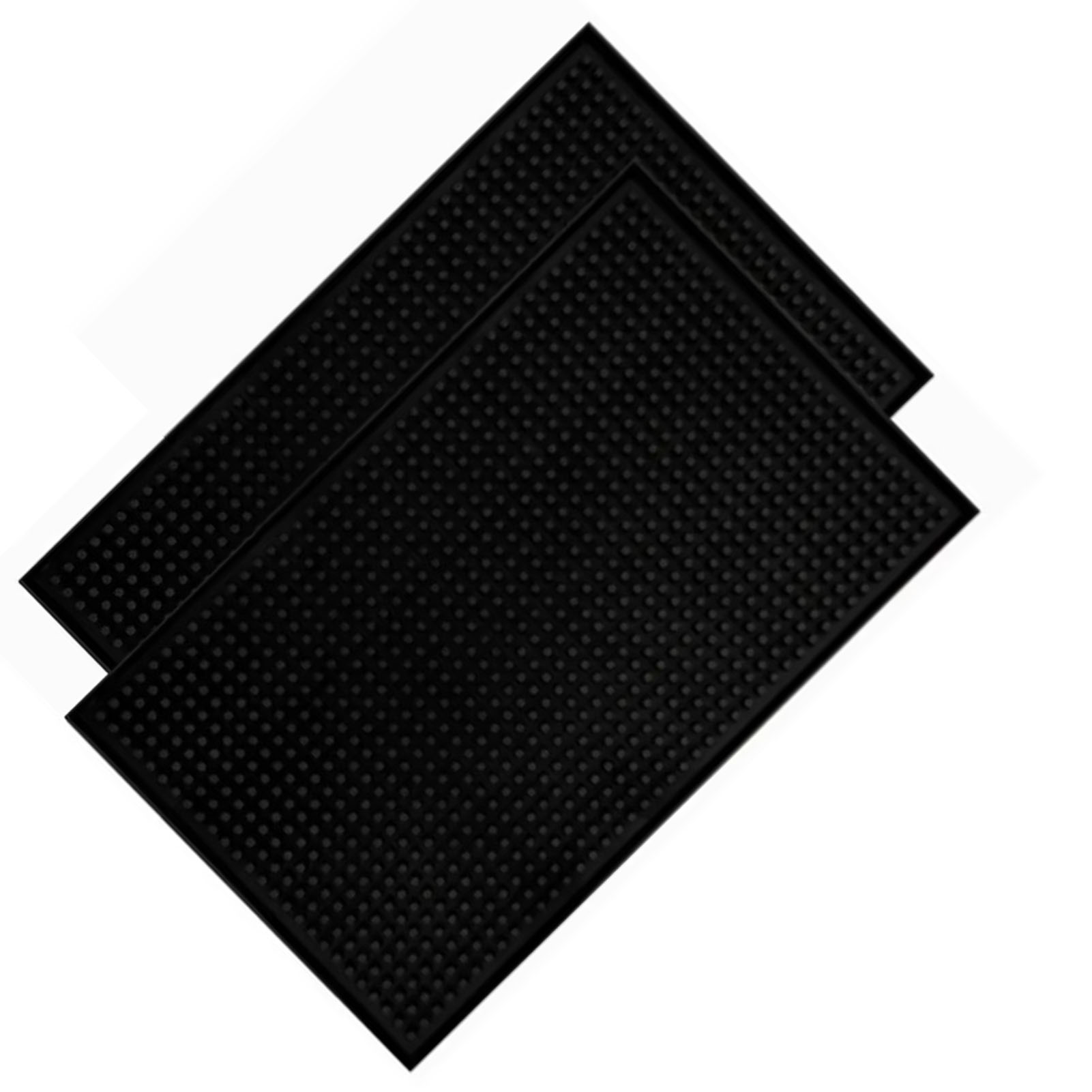 Mattschwarze, Wasserdichte Pvc-barmatten Mit Wärmeisolierung, Auslaufsicher, 45 X 30 X 1 Cm