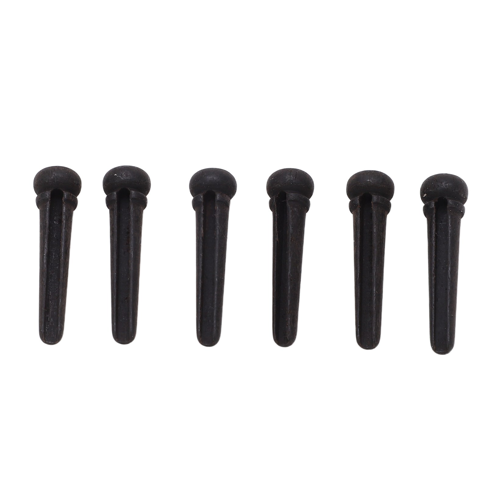 Schwarze Ebenholz-gitarrenwirbel, 6er-set, Lang, Robust, Schlicht Und Elegant, Für Standardgitarren