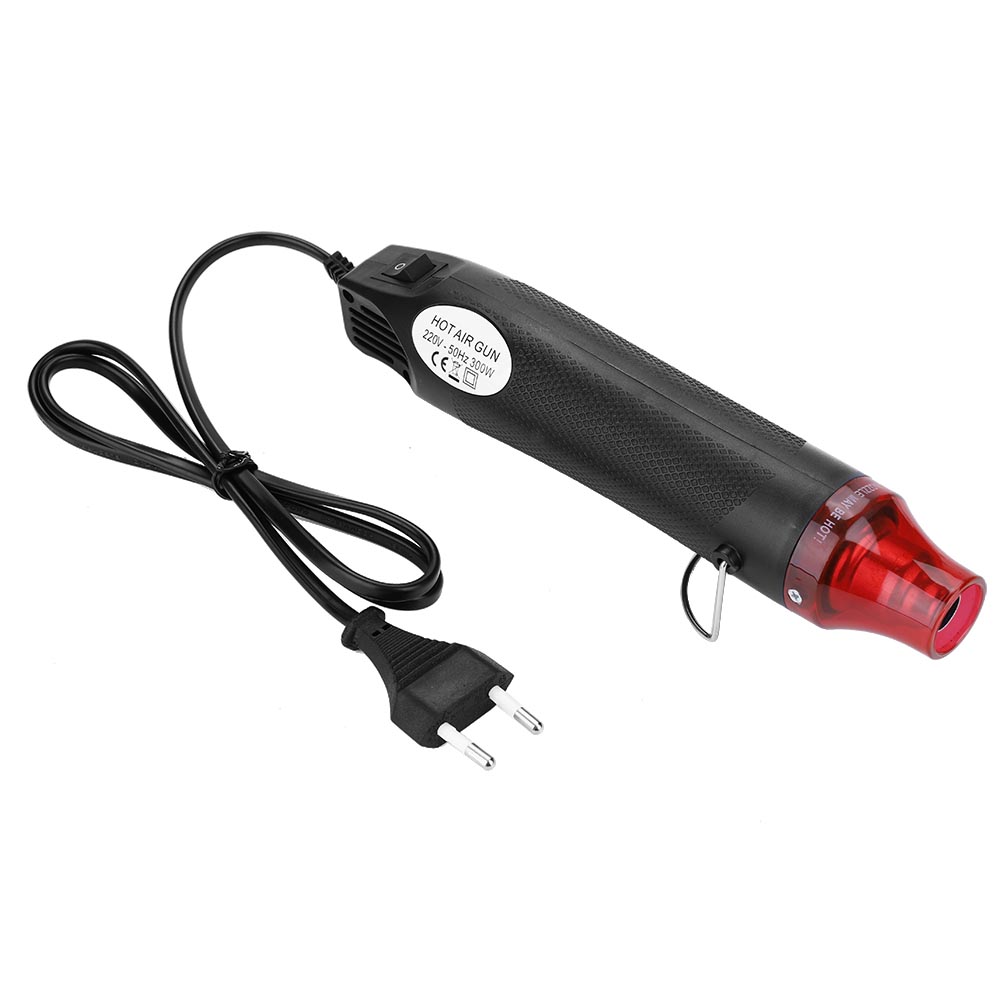 300-w-heißluftpistole, Heimwerker-elektrowerkzeug, Heißluftpistole Für Modelliermasse, 220-v-eu-stecker, Schwarz