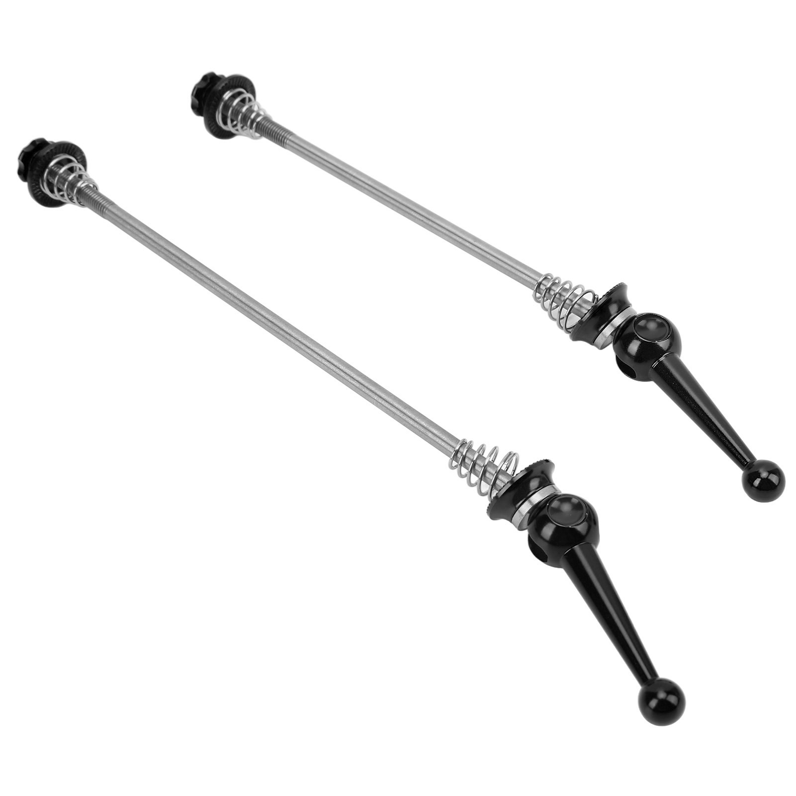 2 Stück Schnellspannachsen Aus Aluminiumlegierung Und Vorbauten Aus Titanlegierung Für Mountainbikes Und Rennräder, Schwarz