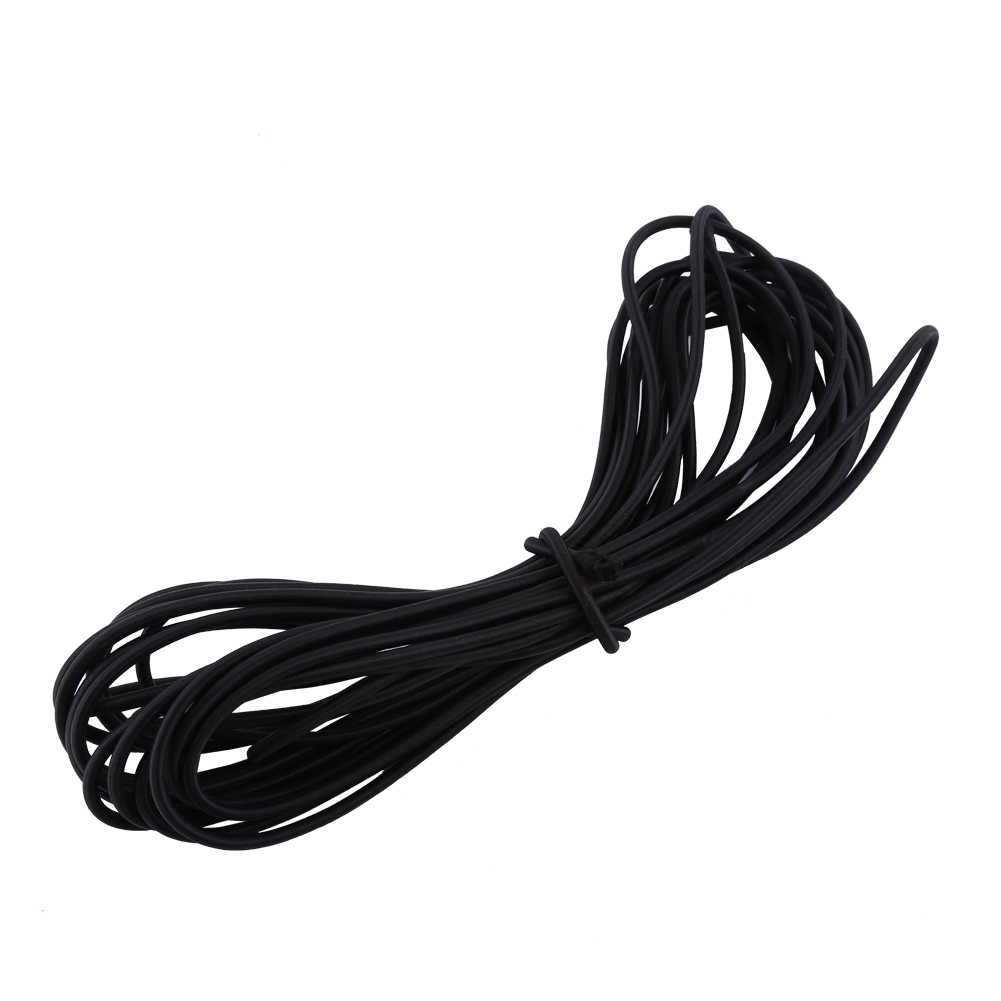 10 Meter Langes, Dehnbares Gummiseil, Bungee-seil Für Diy-befestigungen, Bastelarbeiten Und Schmuckherstellung (schwarz)
