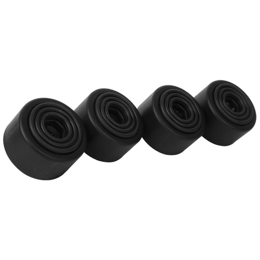 Set Mit 4 Schwarzen, Runden Sofafüßen, M8-schrauben, 35 Mm Höhe, Möbelgleiter, Möbelzubehör, Möbelfüße