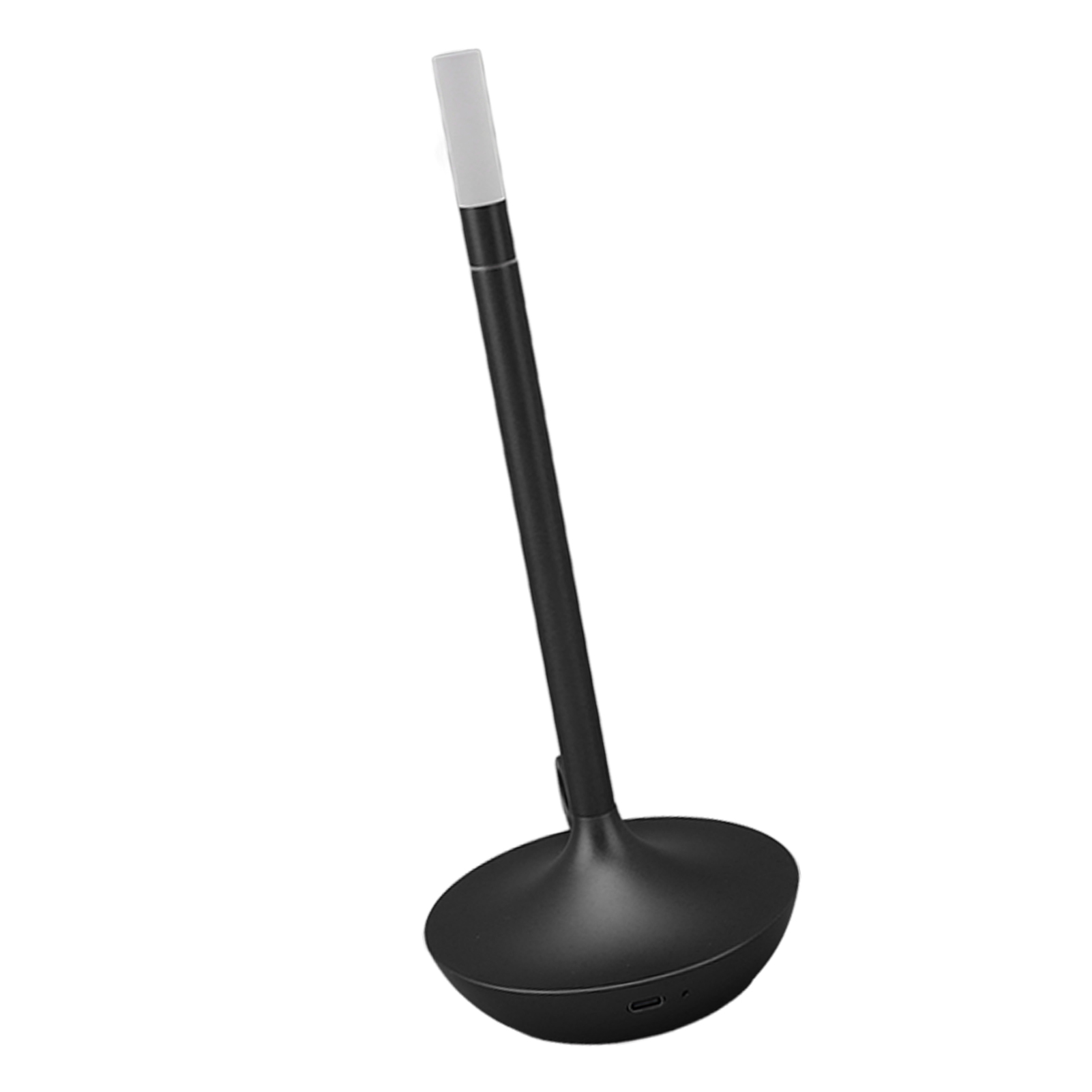 Innovative, Kabellose Tischleuchte Im Kerzenstil, 3 Helligkeitsstufen, Dimmbar, Wiederaufladbare Led, Schwarz