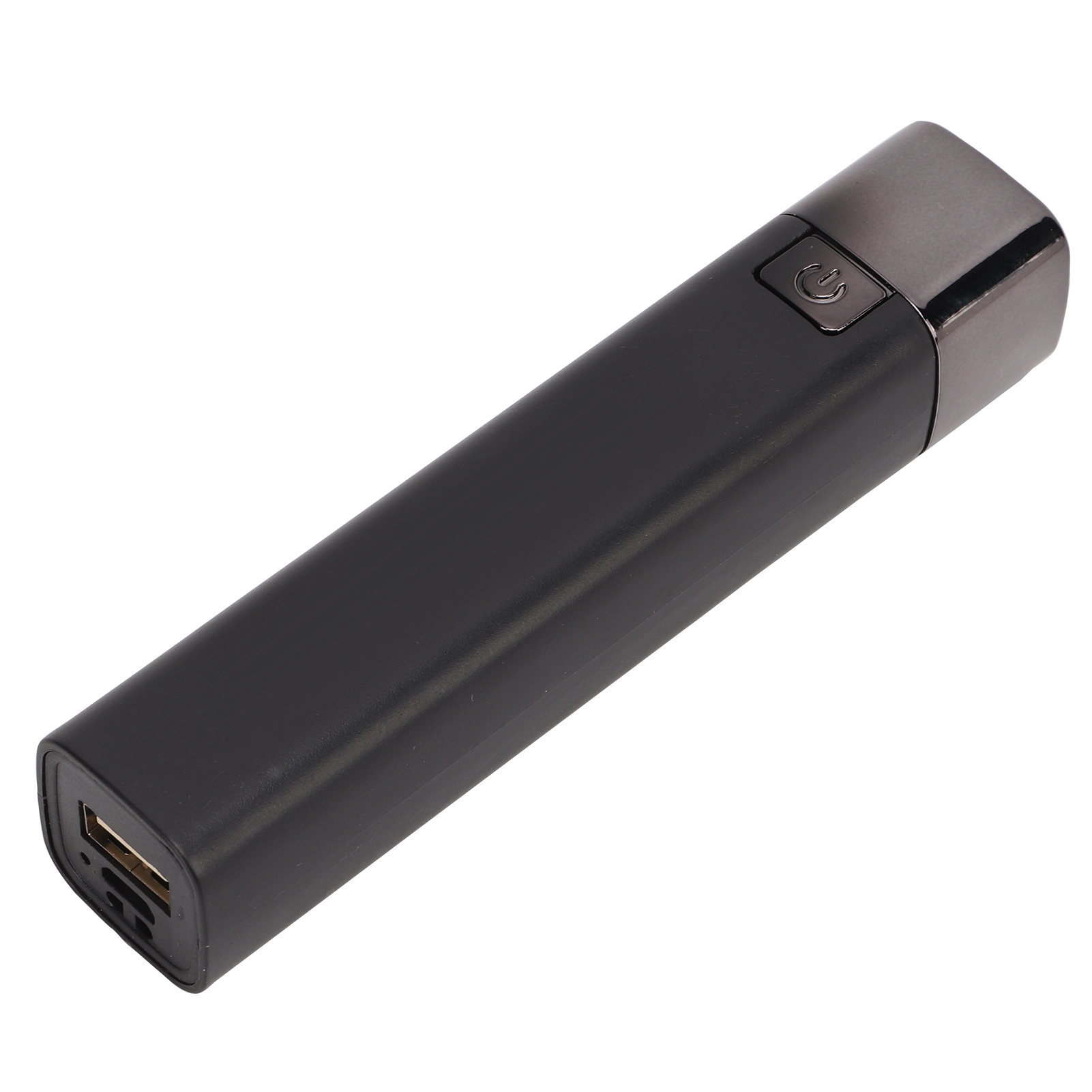 Superhelle, Wiederaufladbare Mini-usb-taschenlampe Mit Powerbank-funktion Für Outdoor-abenteuer – Schwarz