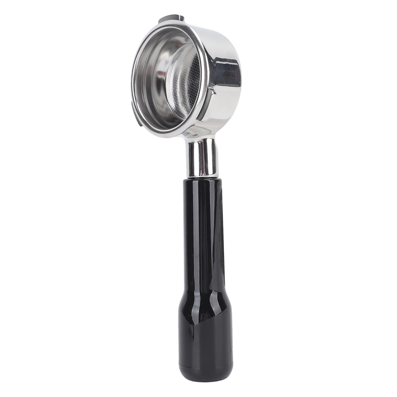 58-mm-bodenloser Filter Mit 3 Ohren Für Die Barsetto C2 Kaffeemaschine, Schwarzer Kunststoff