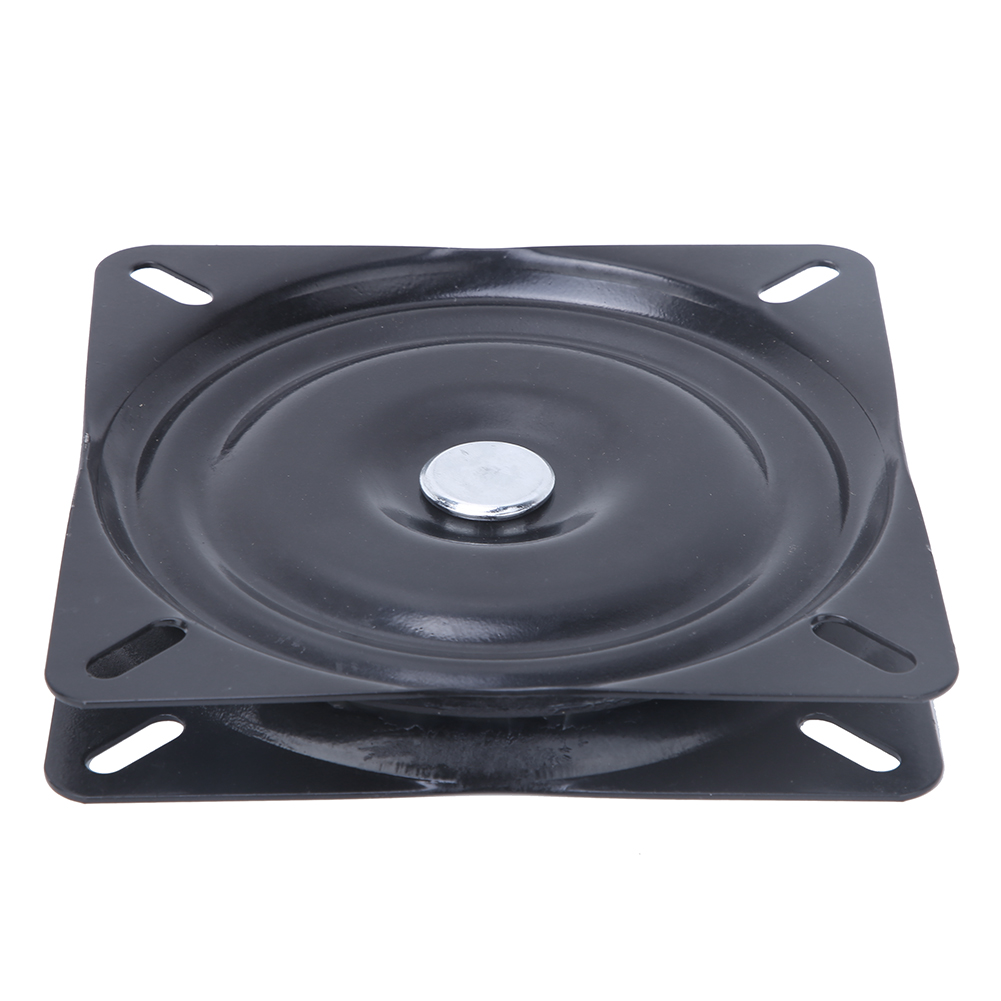 Drehbarer Präsentationsständer Aus Schwarzem Metall, 150 X 150 X 2 Mm, Drehbares Schreibtischaccessoire Für Kreative Hobbys
