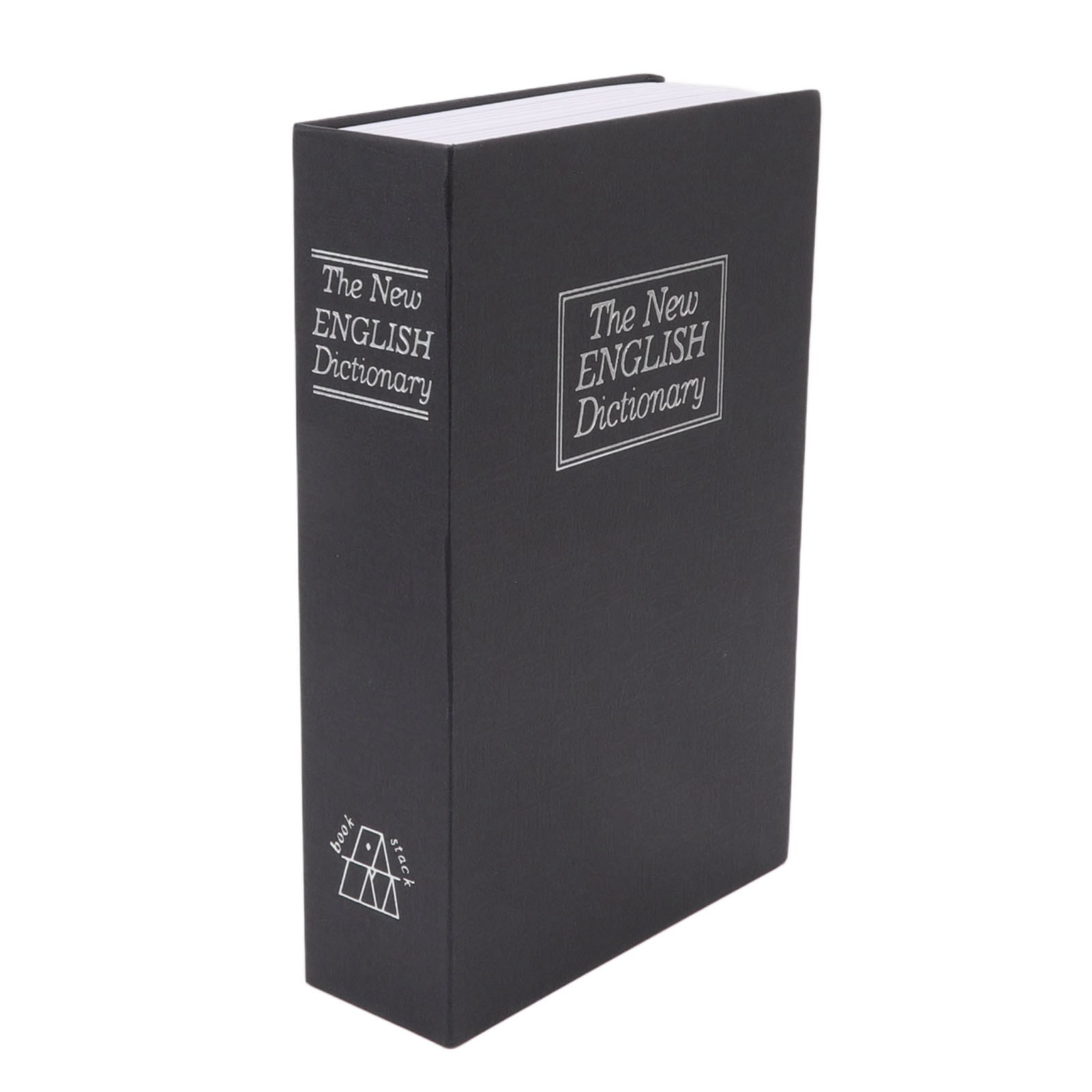 Innovativer, Mittelgroßer Buch-/wörterbuchsafe Mit Zahlenschloss Zur Aufbewahrung Von Geld, Schmuck, Karten Und Dokumenten, Schwarz