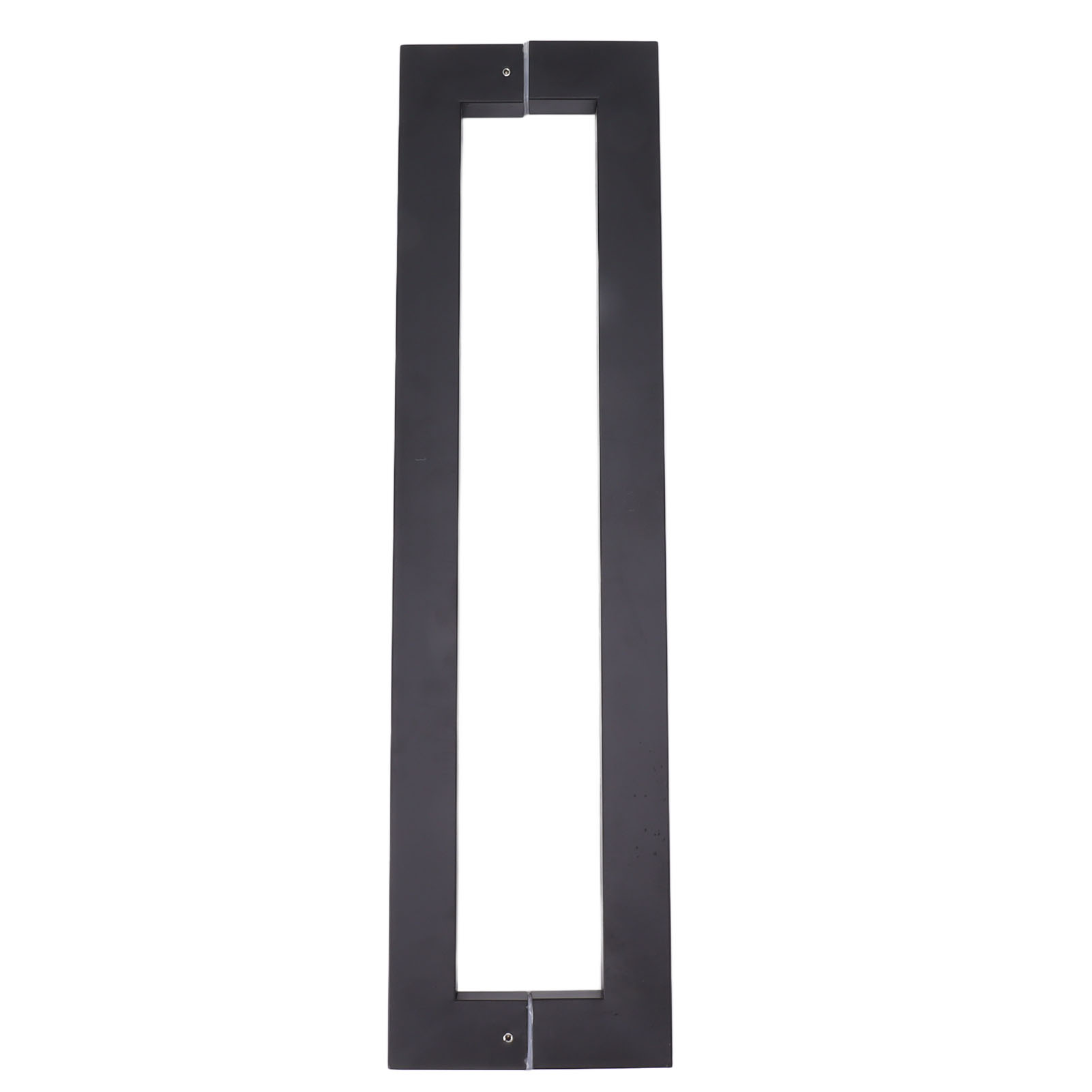 Quadratischer, Rohrförmiger Türgriff, Rechtwinklig, Für Holz- Und Aluminiumtüren, Mattschwarz