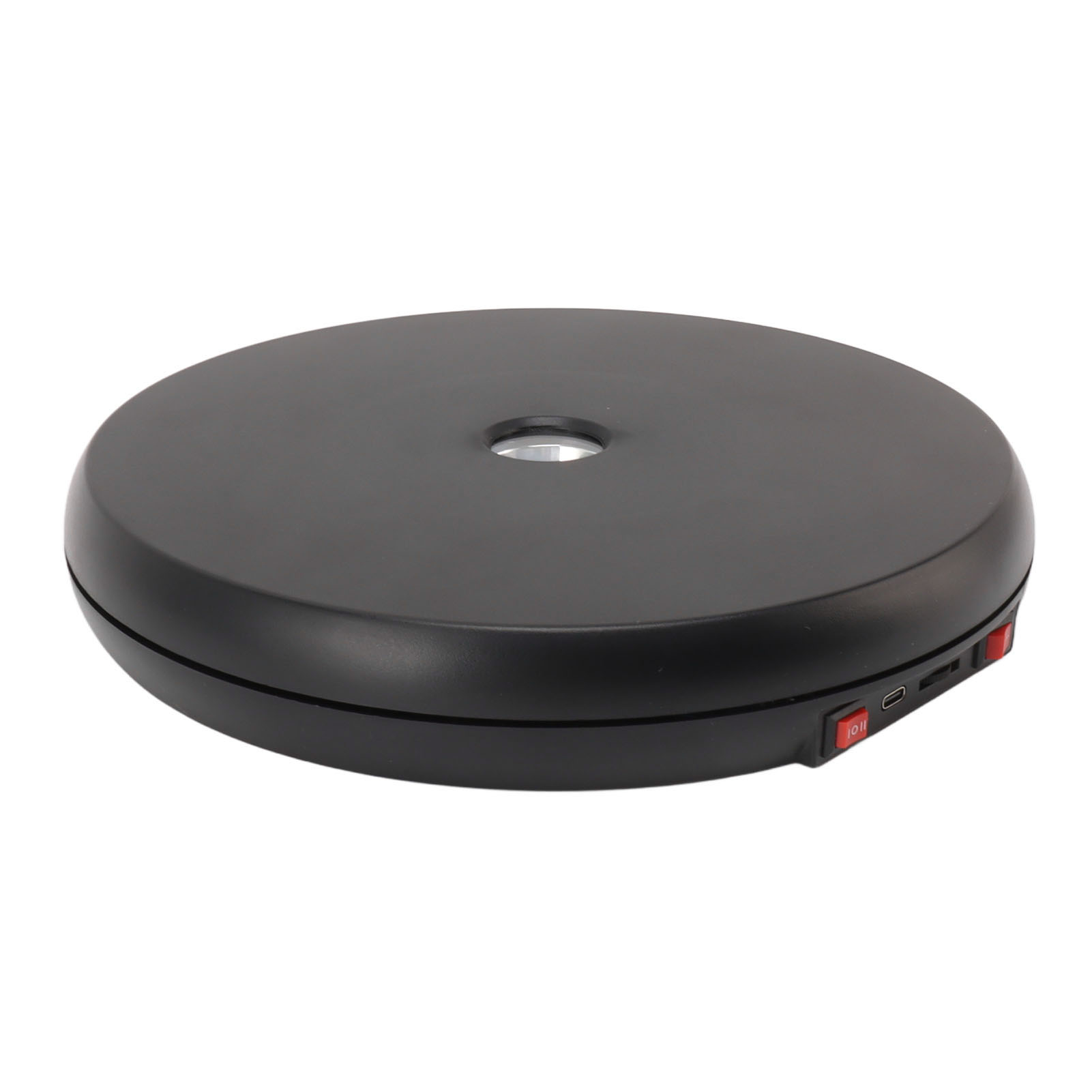 25 Cm Leiser, Elektrischer Drehteller Mit Led-beleuchtung, Tragkraft 20 Kg, Präsentationsständer Für Schmuck, Schwarz