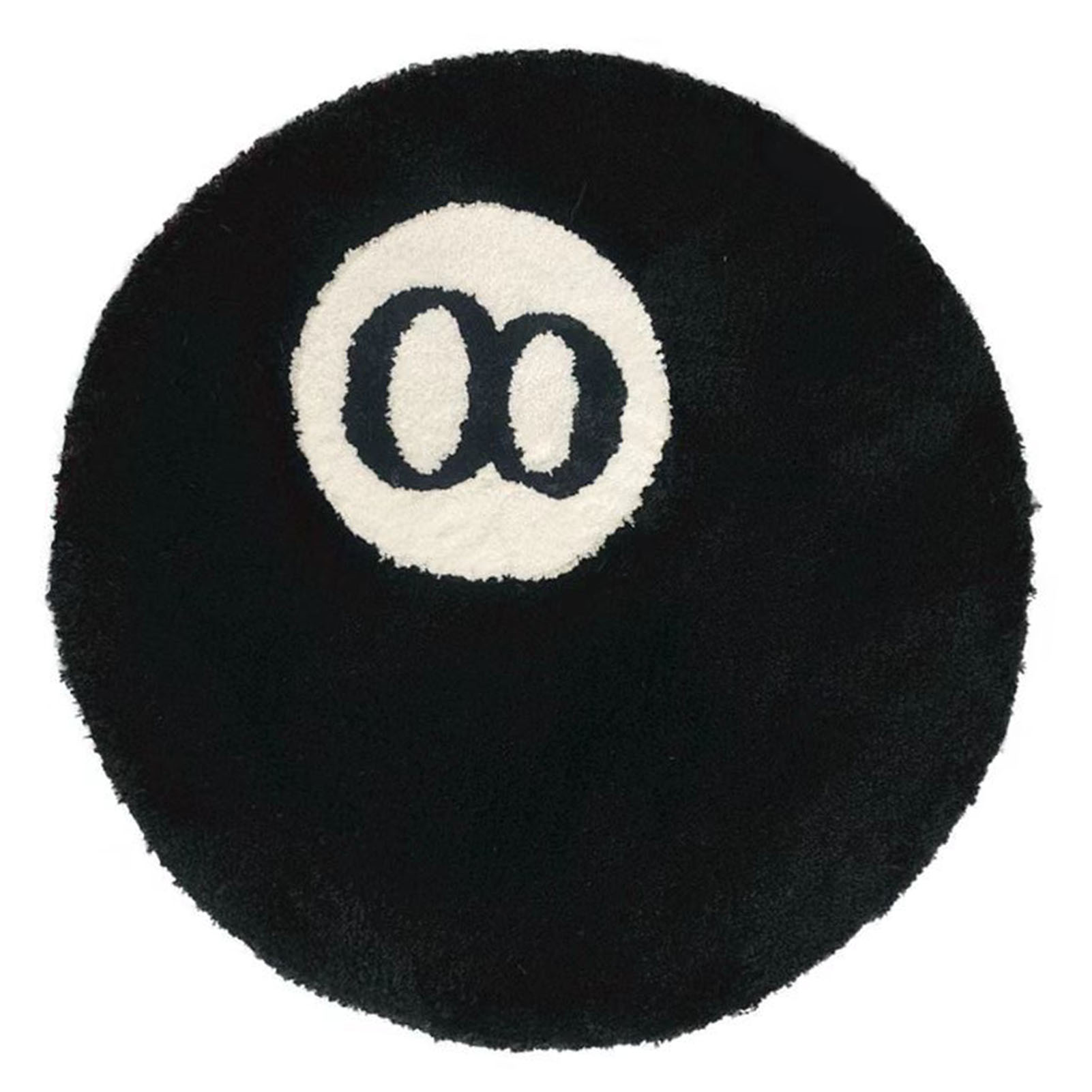 Rutschfester Wohnzimmerteppich, Fleckenabweisender Flockteppich, Fußmatte Für Sofa, Tisch, Schlafzimmer, Schwarz, 60 X 60 Cm