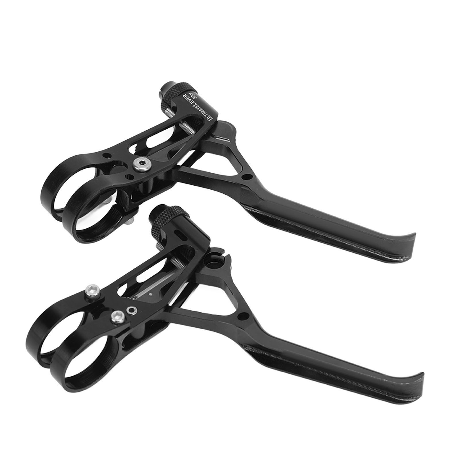 Ultraleichte, Cnc-gefräste, Hohle Aluminium-bremshebel, Einfache Verstellung, Für 22,2-mm-rennrad- Und Mountainbike-lenker, Schwarz