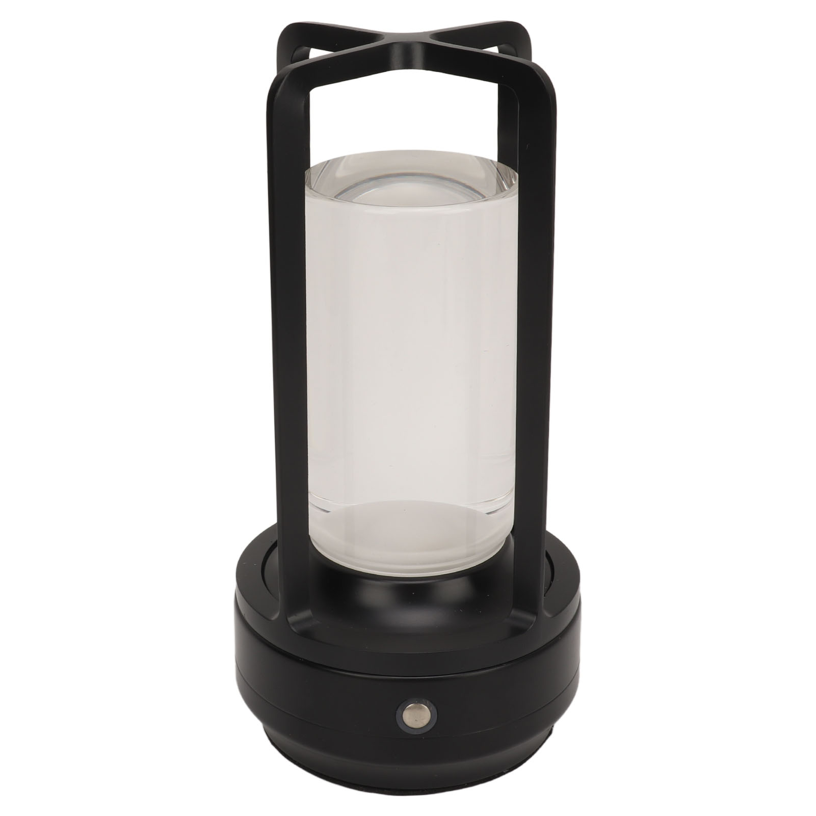 Kabellose Kristall-tischleuchte, 3 Farbtemperaturen, Touch-bedienung, Usb-aufladbar, Led-lampe Für Zuhause, Schwarz