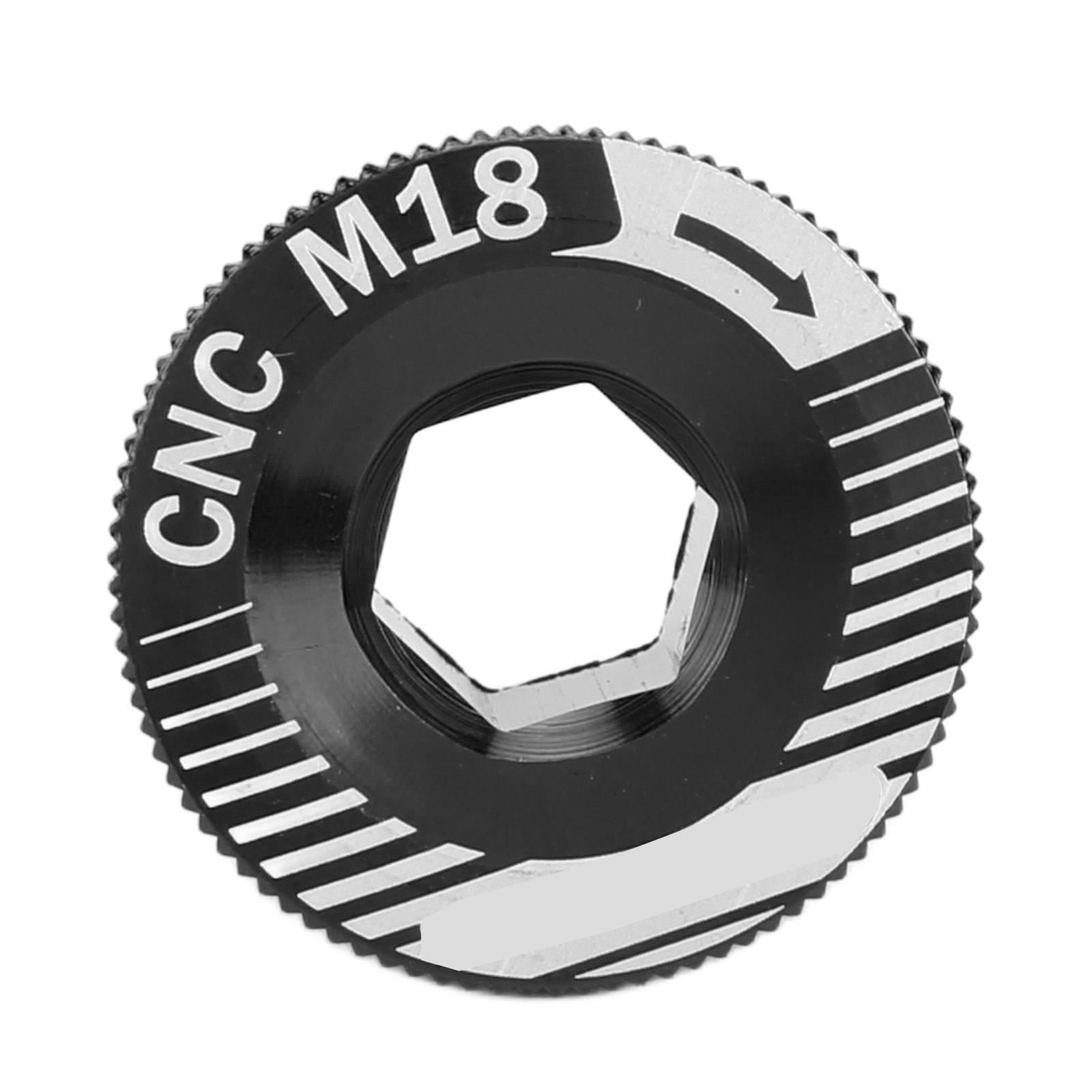 M18 Kurbelschraube Aus Aluminiumlegierung, Tretlagerarmbefestigung, Schwarze M18 Kurbelschraube