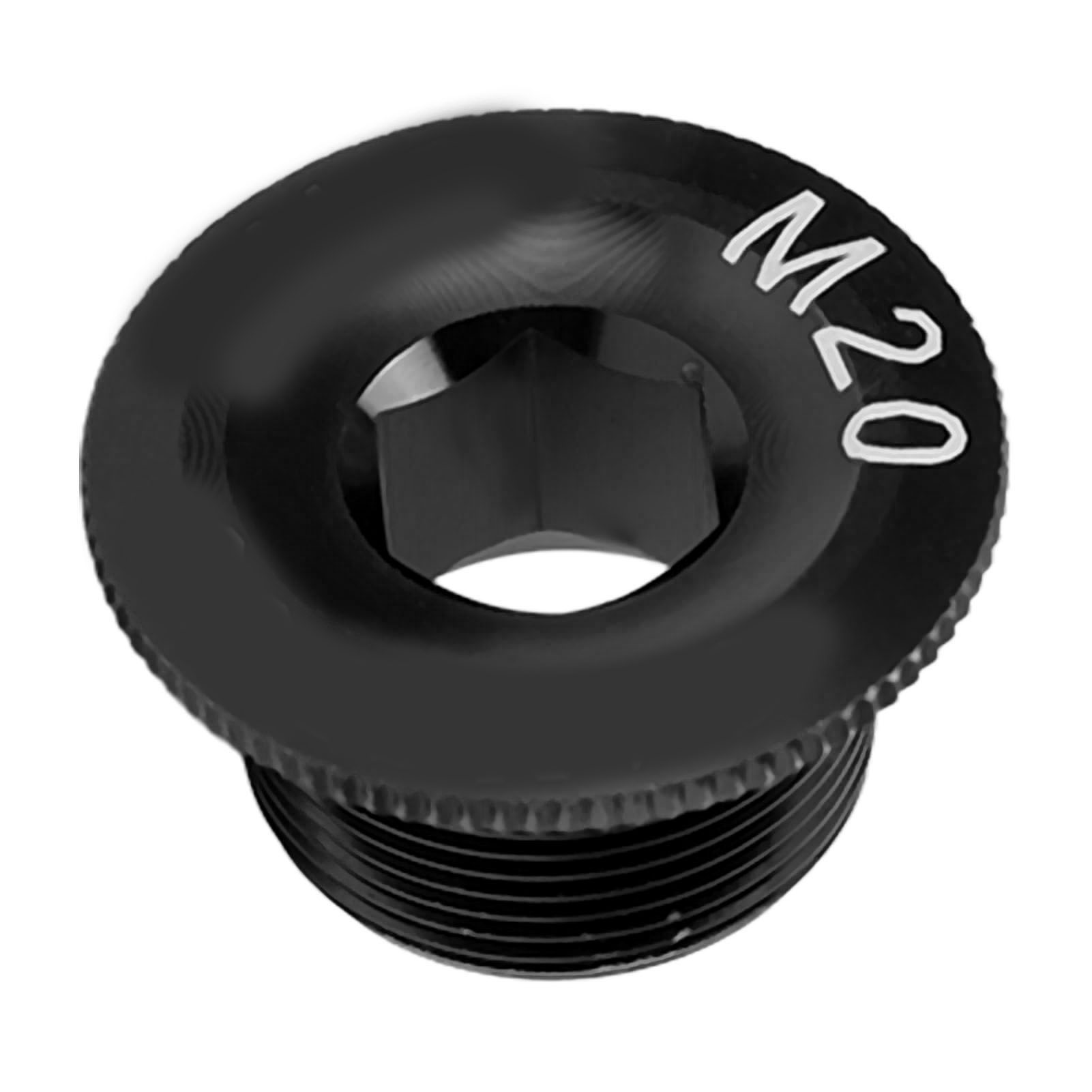 Cansucc M20 Tretlagerdeckelschrauben, Korrosionsbeständige Aluminiumlegierungsdeckel, Schwarz