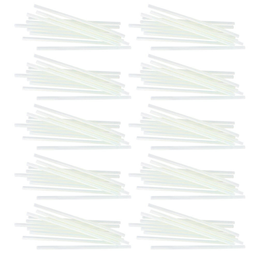Packung Mit 100 Transparenten Heißklebesticks, 7x200mm, Ideal Für Heimwerkerarbeiten, Reparaturen Und Bastelarbeiten.