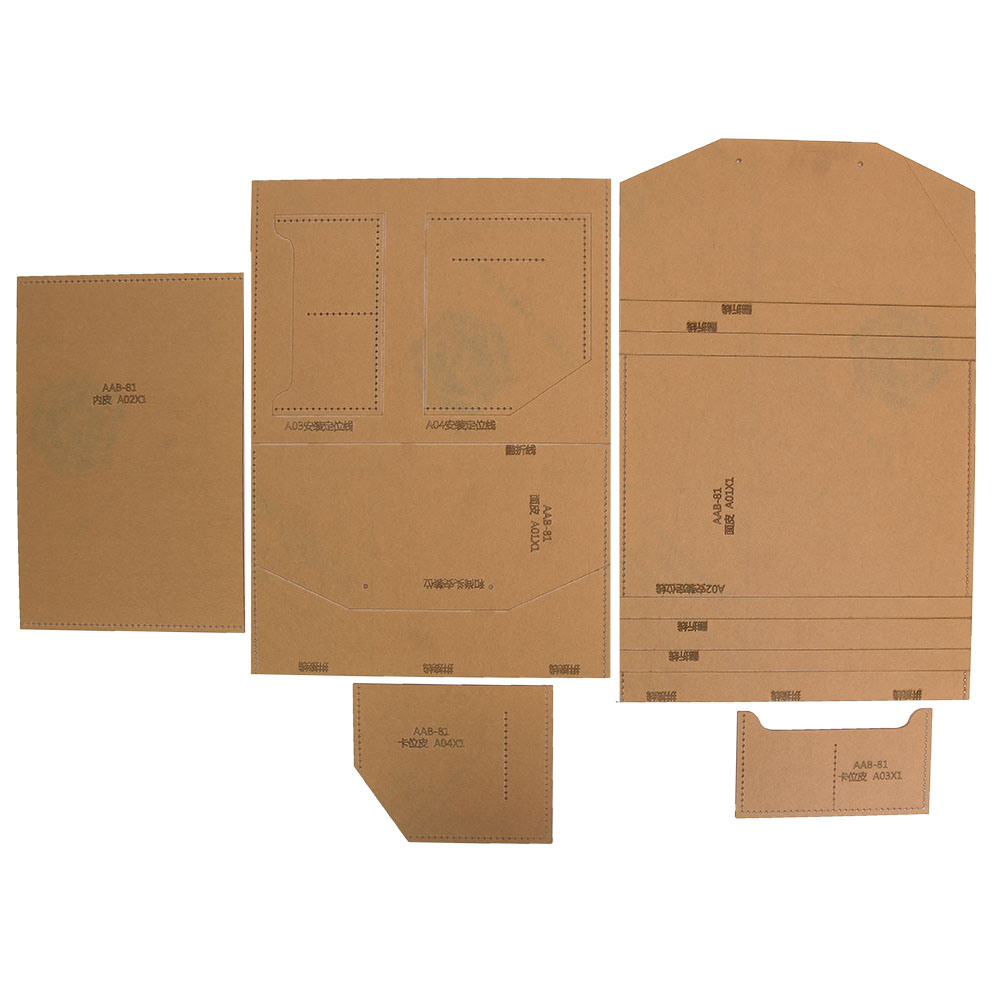 Transparente Acryl-schablone Für Lederwaren, Schneidevorlage Für Handtaschen, Briefumschlag-etuis, Passhüllen