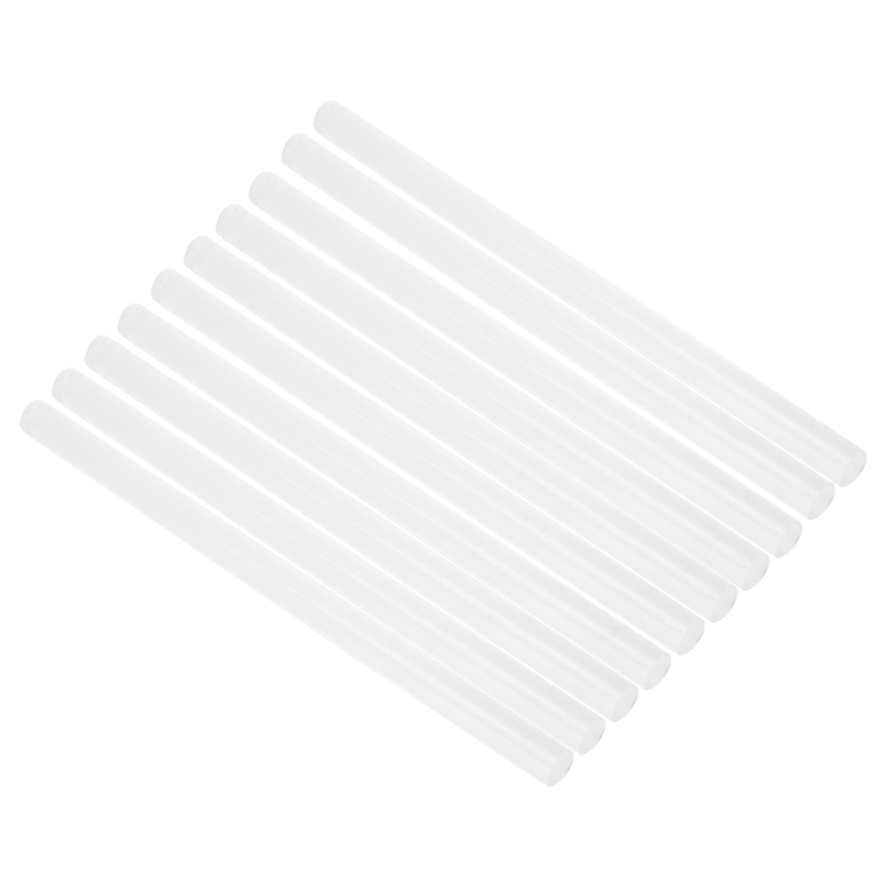Packung Mit 10 Transparenten 20-w-klebesticks Für Heißklebepistolen, 0,7 X 19 Cm, Ersatzzubehör
