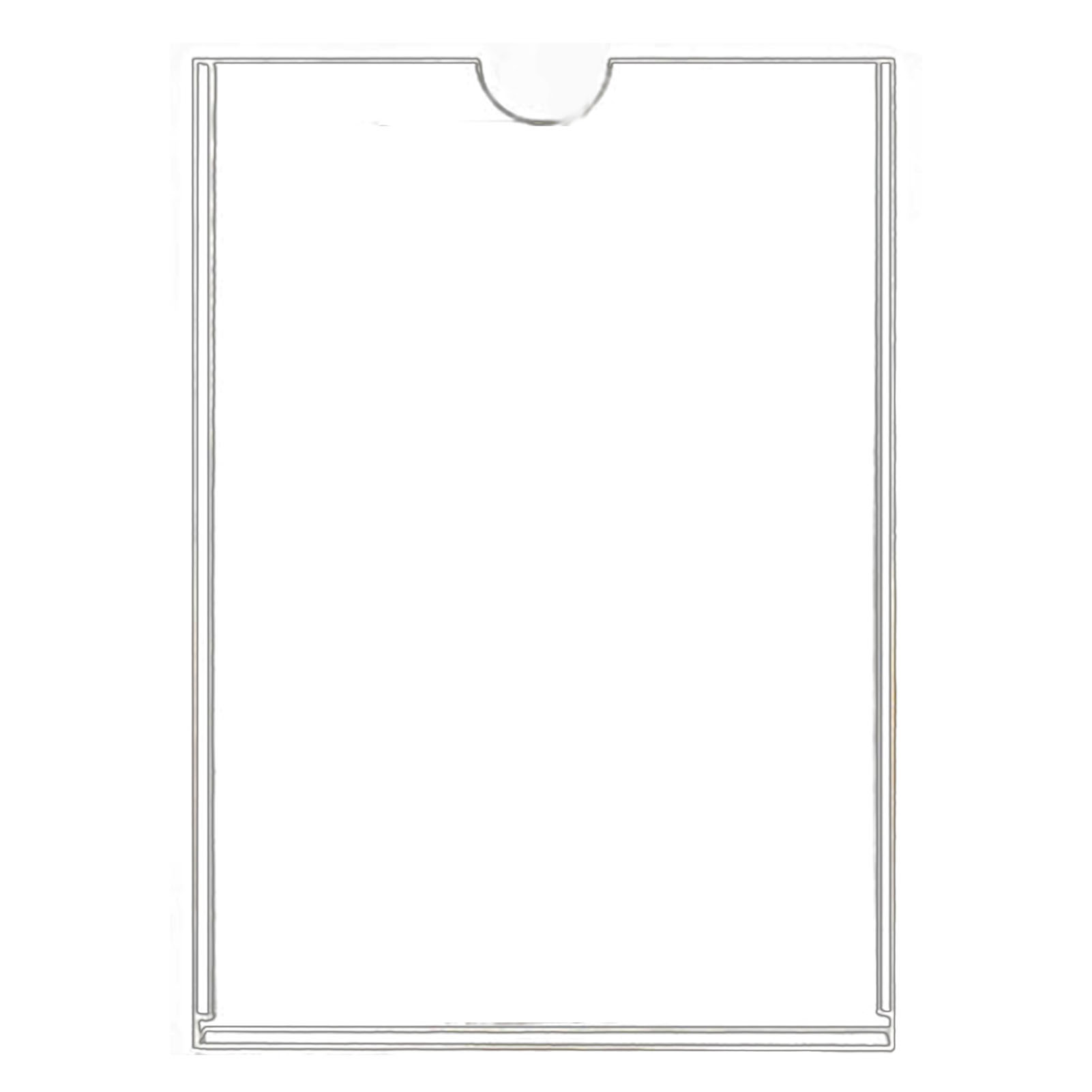 Doppellagiger, Wandmontierter Posterhalter Aus Dickem, Verschleißfestem, Transparentem Acrylglas Für Unternehmen Und Krankenhäuser